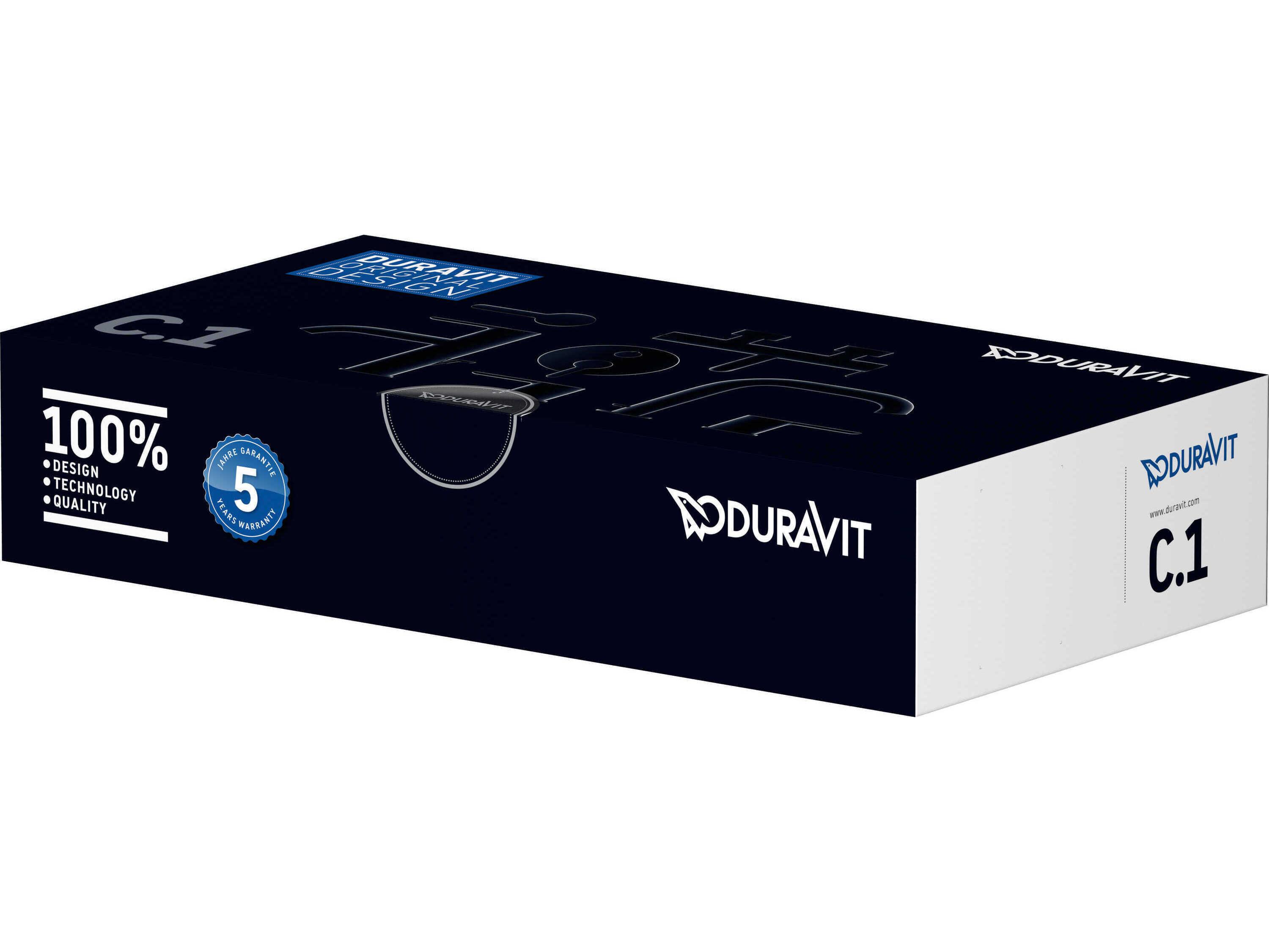 Duravit C.1 item 8'' Chrome Tub Spout