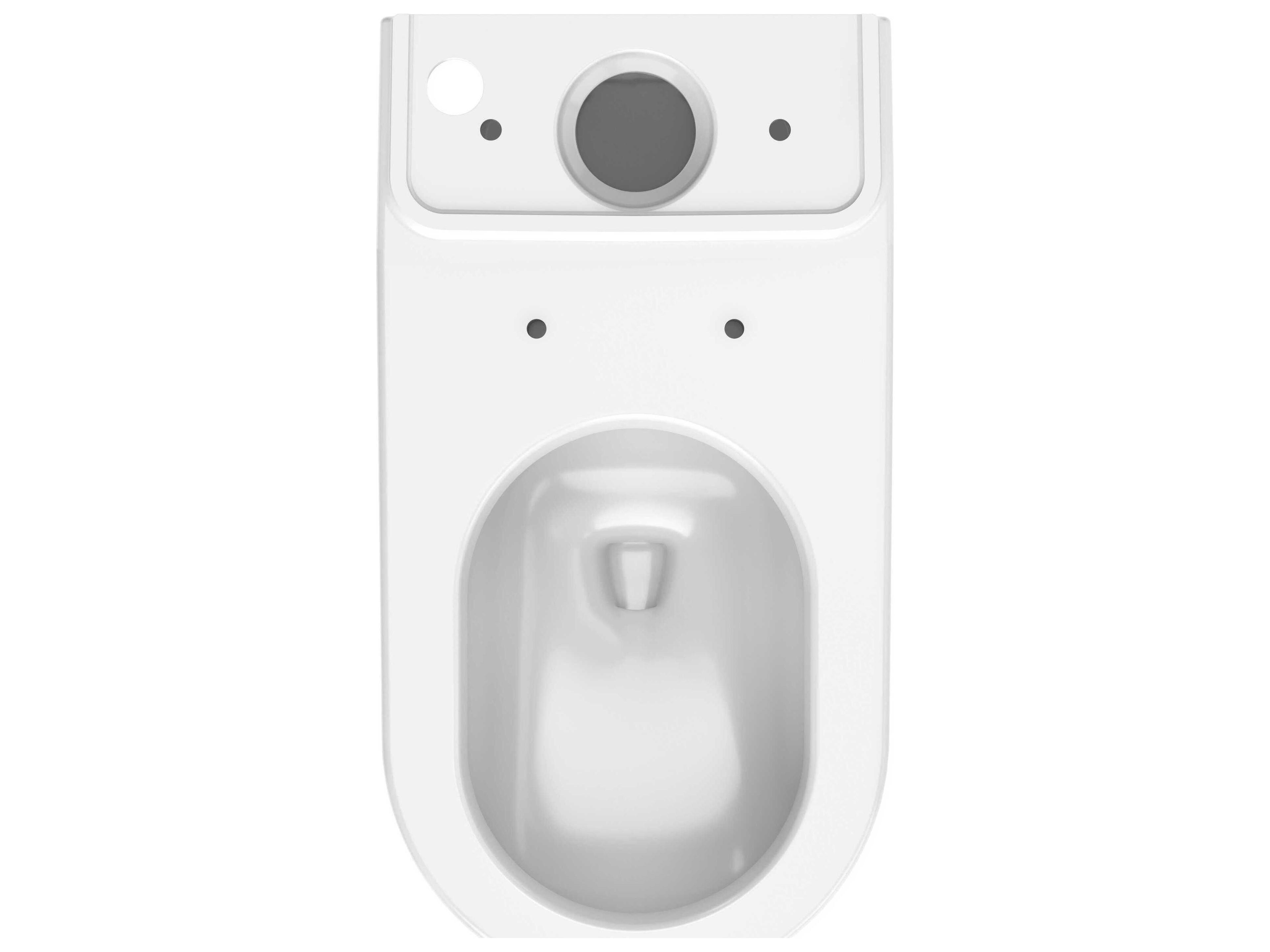 Duravit Darling 14'' Ceramic White Two-Piece Floor-Mounted Toilet