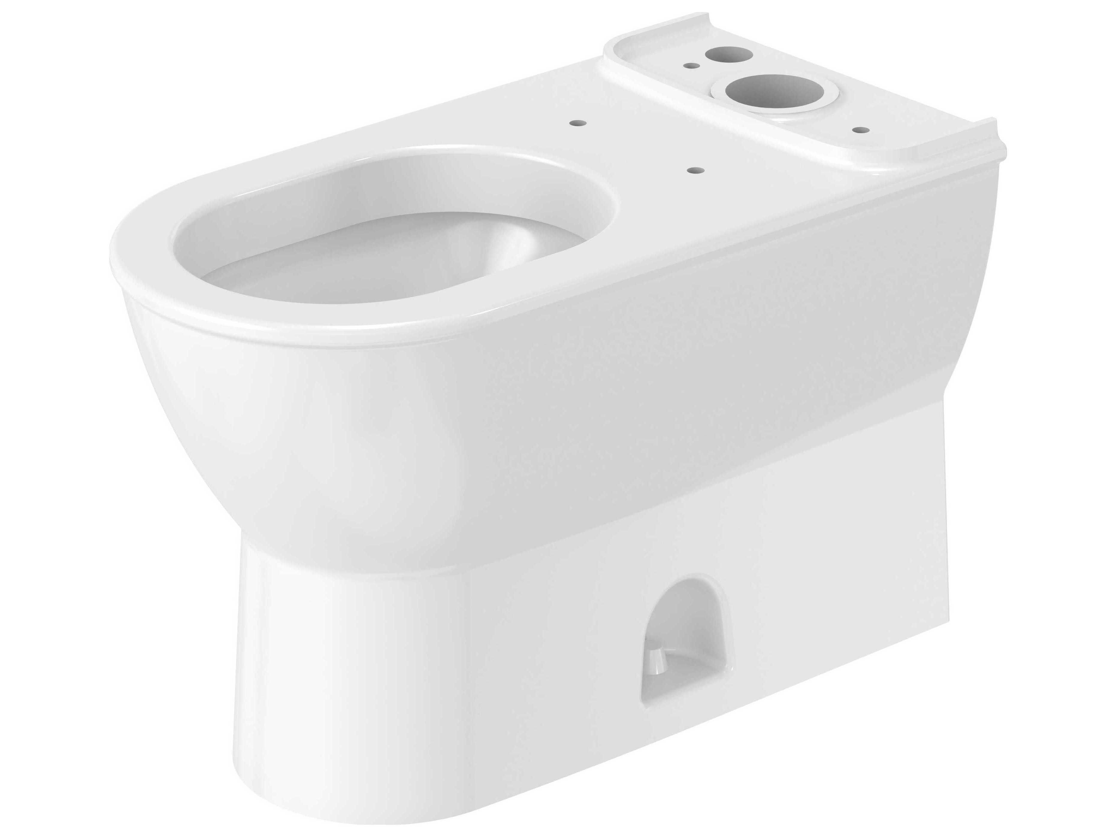 Duravit Darling 14'' Ceramic White Two-Piece Floor-Mounted Toilet