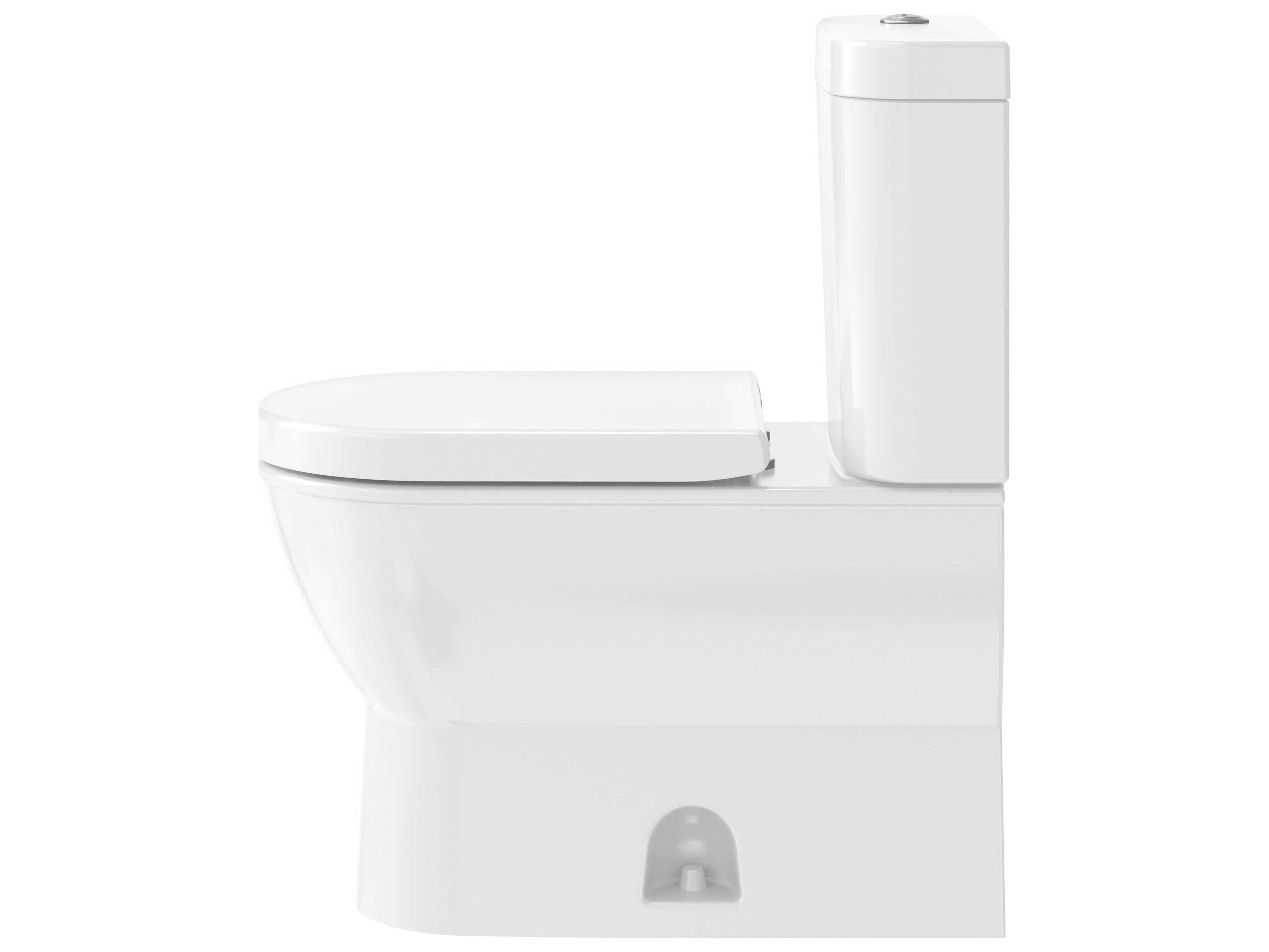 Duravit Darling 14'' Ceramic White Two-Piece Floor-Mounted Toilet