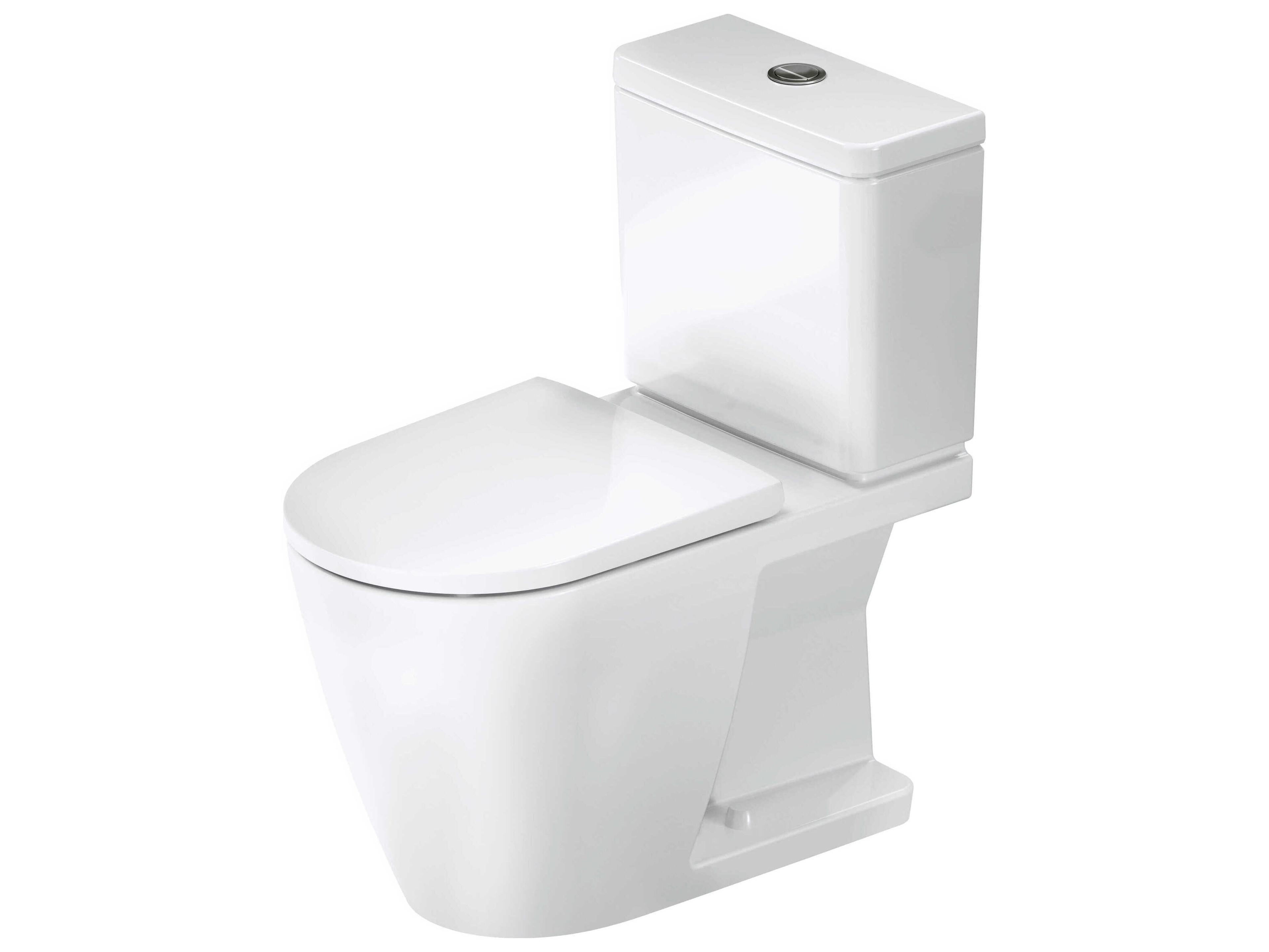 Duravit D-Neo 16'' White Dual Flush Two-Piece Toilet 1.32/0.92 GPF, Top Push Button