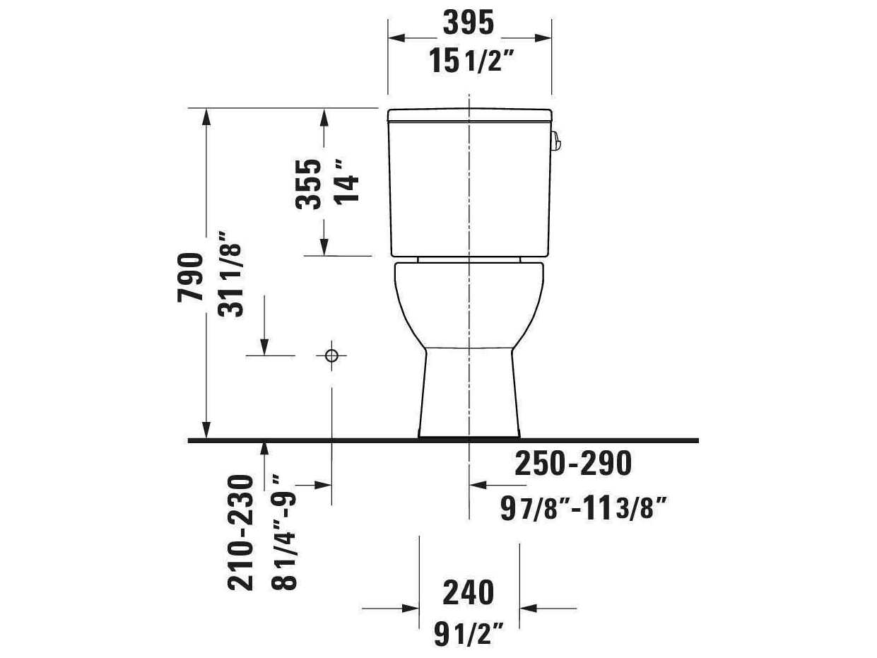 Duravit Duravit No.1 Pro Series 16'' Ceramic Dual Flush White Toilet - Tank Included
