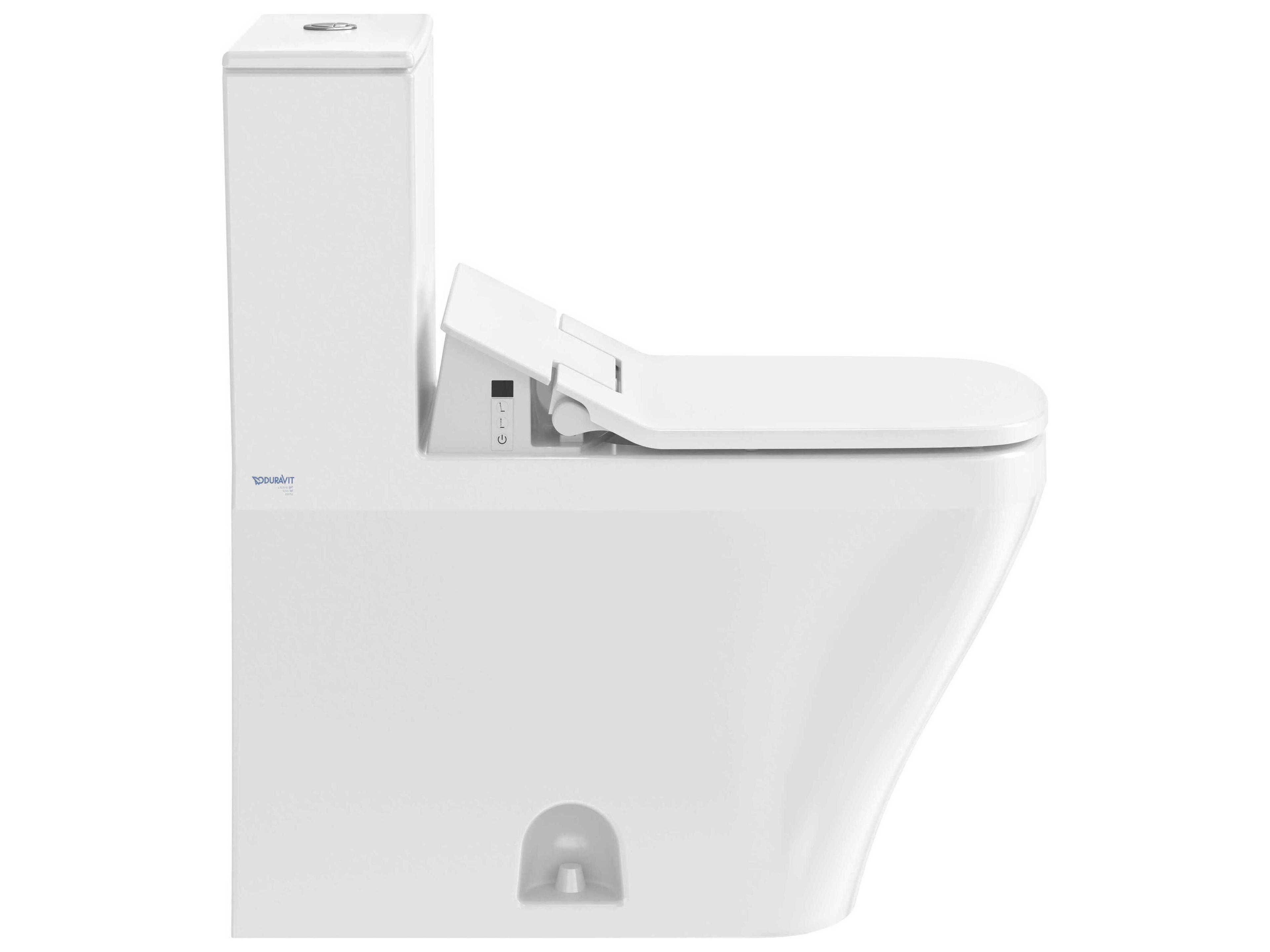 Duravit Durastyle 15'' Ceramic Dual Flush White Two-Piece Toilet - HygieneGlaze