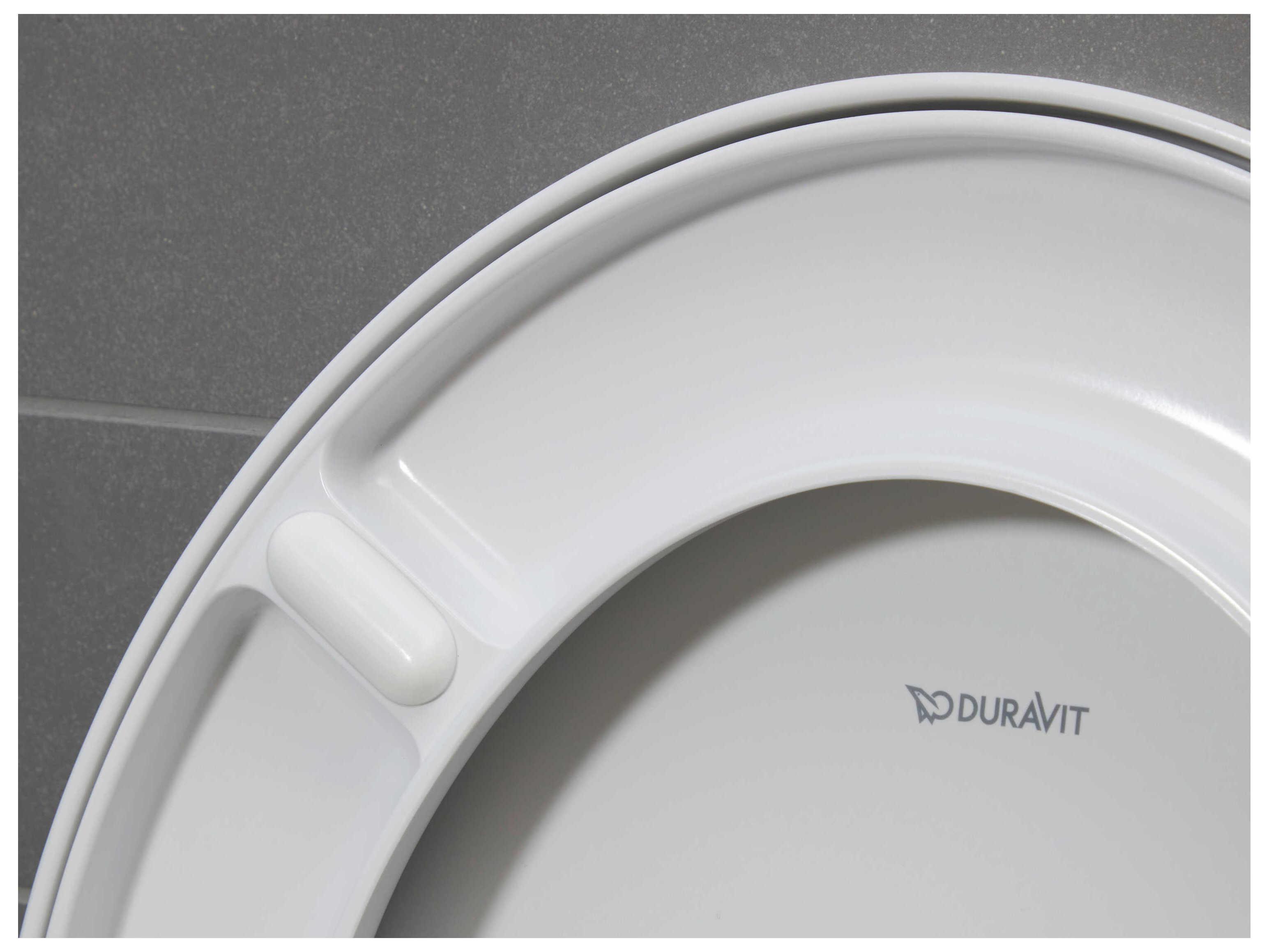 Duravit Duravit No.1 15'' Ceramic White Single Flush One-Piece Toilet - Right Side Lever