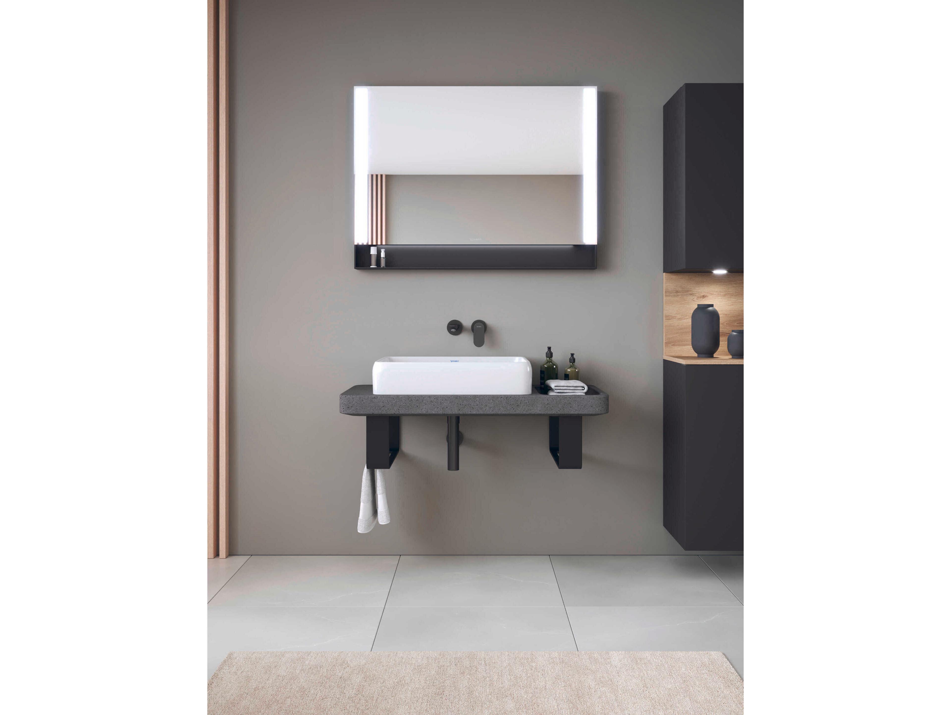 Duravit Qatego 39'' Lavica Stone Console and Sink