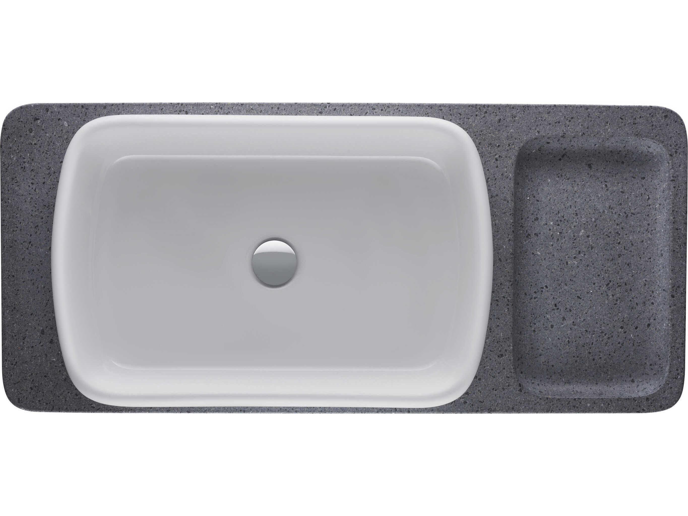 Duravit Qatego 39'' Lavica Stone Console and Sink