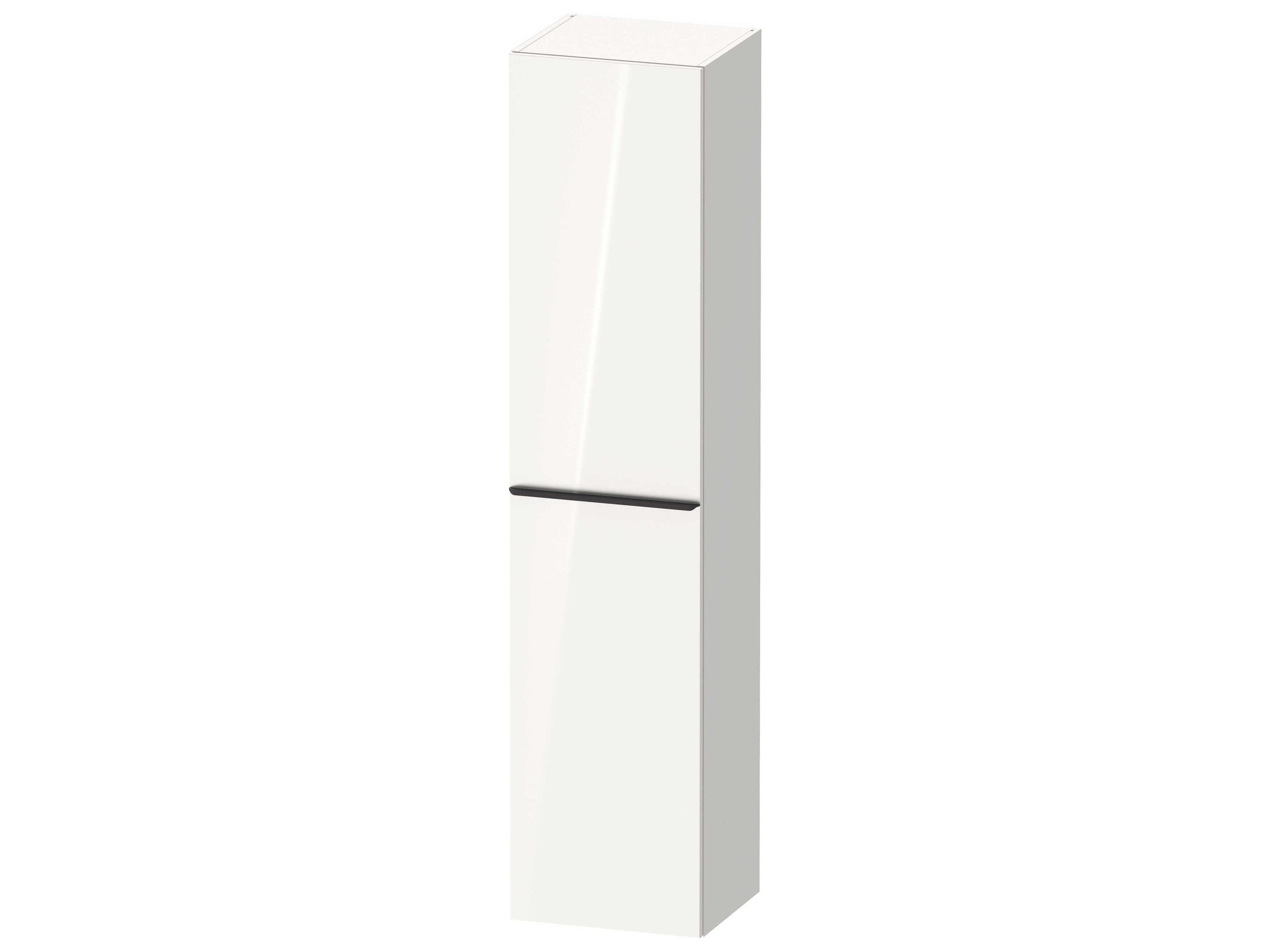 Duravit D-neo 16'' White High Gloss Semi Tall Cabinet - Right-Hinged Door
