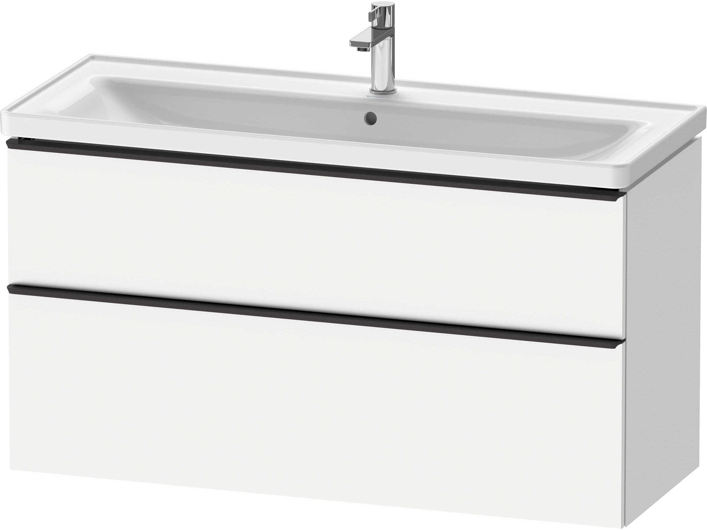 Duravit D-neo 47'' White Matt 2-Drawers Wall Mount Vanity