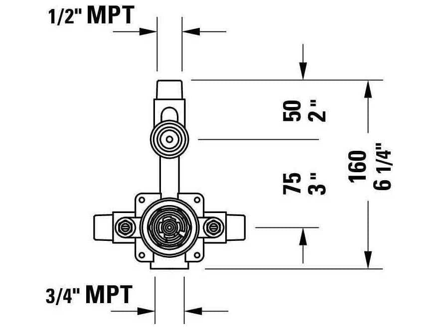 Duravit Shower Accessories Body of Shower System