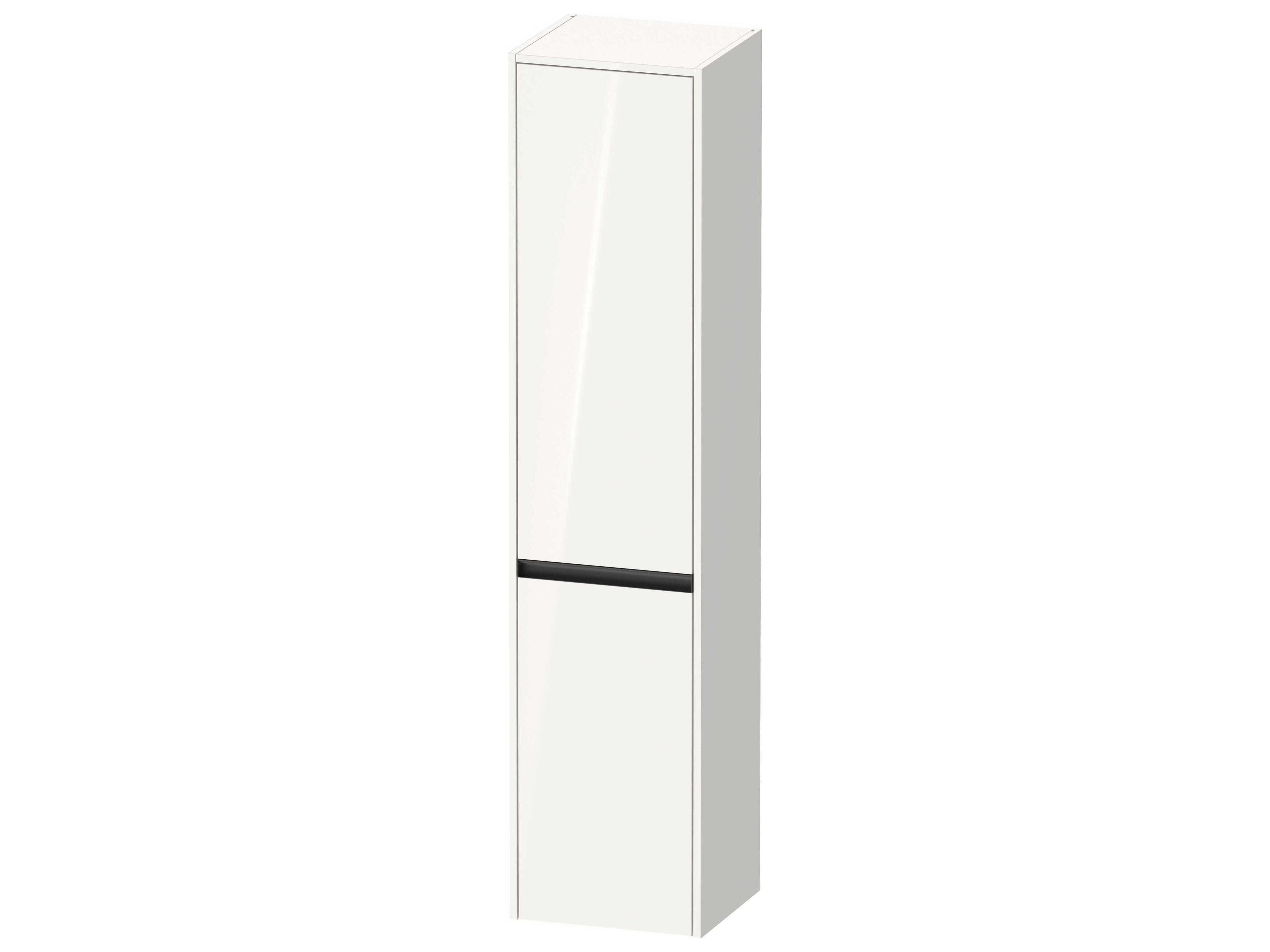 Duravit Ketho.2 16'' White High Gloss Wall-Mounted Cabinet - Right-Hand Hinge