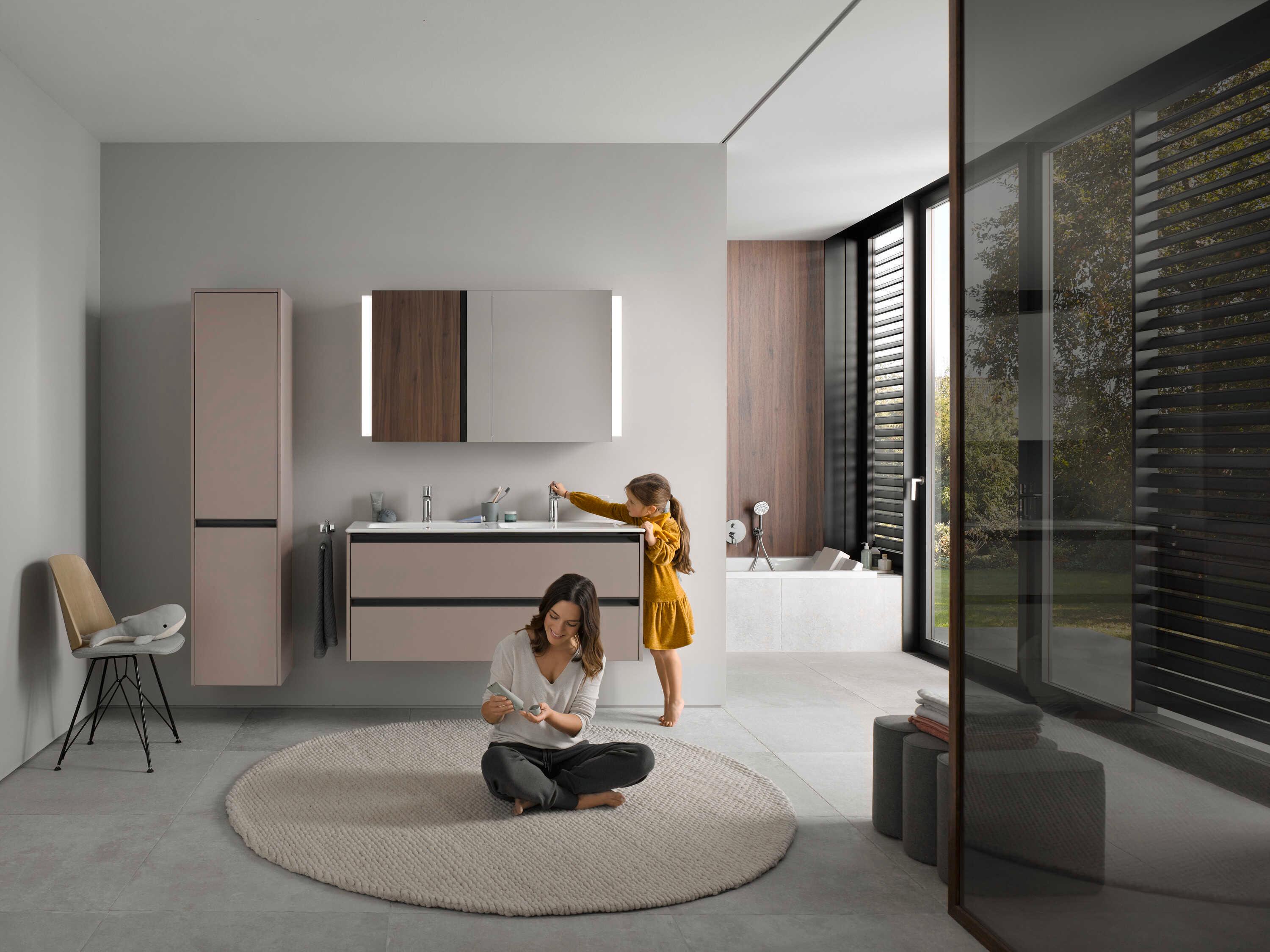 Duravit Ketho.2 16'' Bassalt Matt Wall-Mounted Cabinet - Right-Hand Hinge