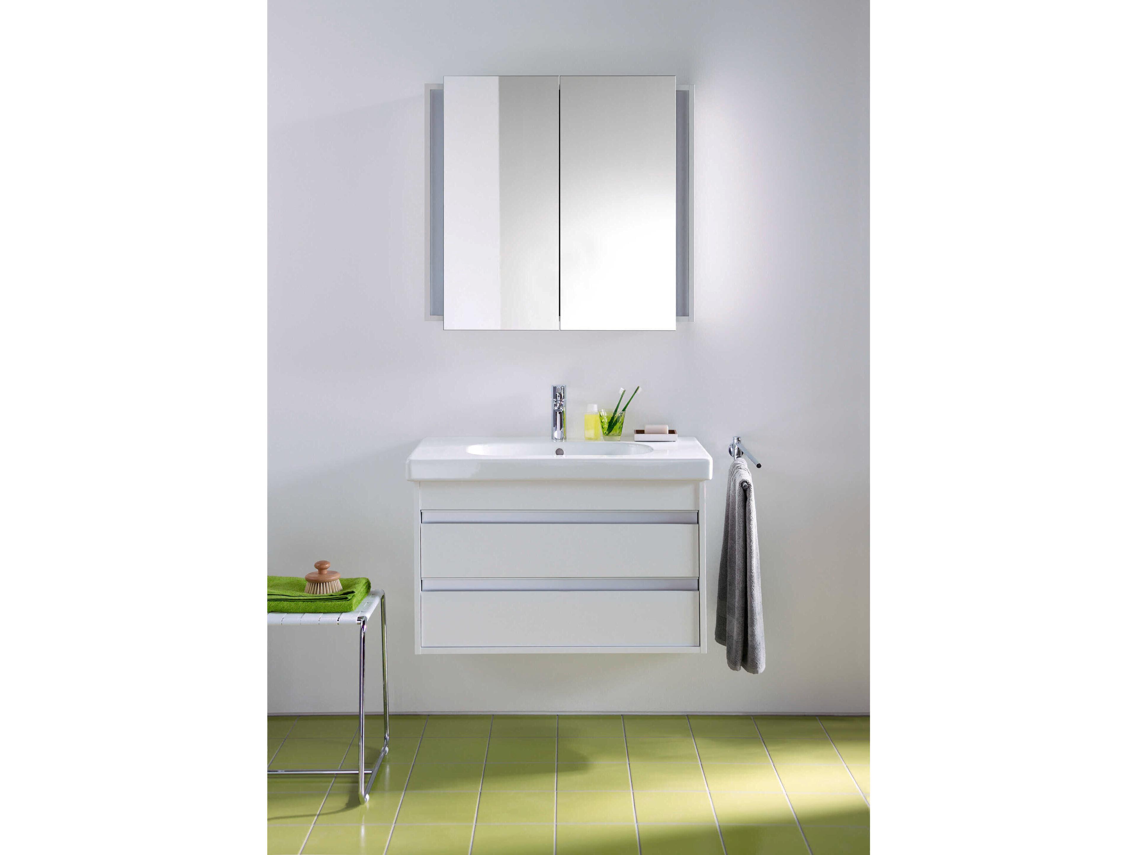 Duravit Ketho 32'' Two Drawers White Matt Wall-Mounted Vanity Unit