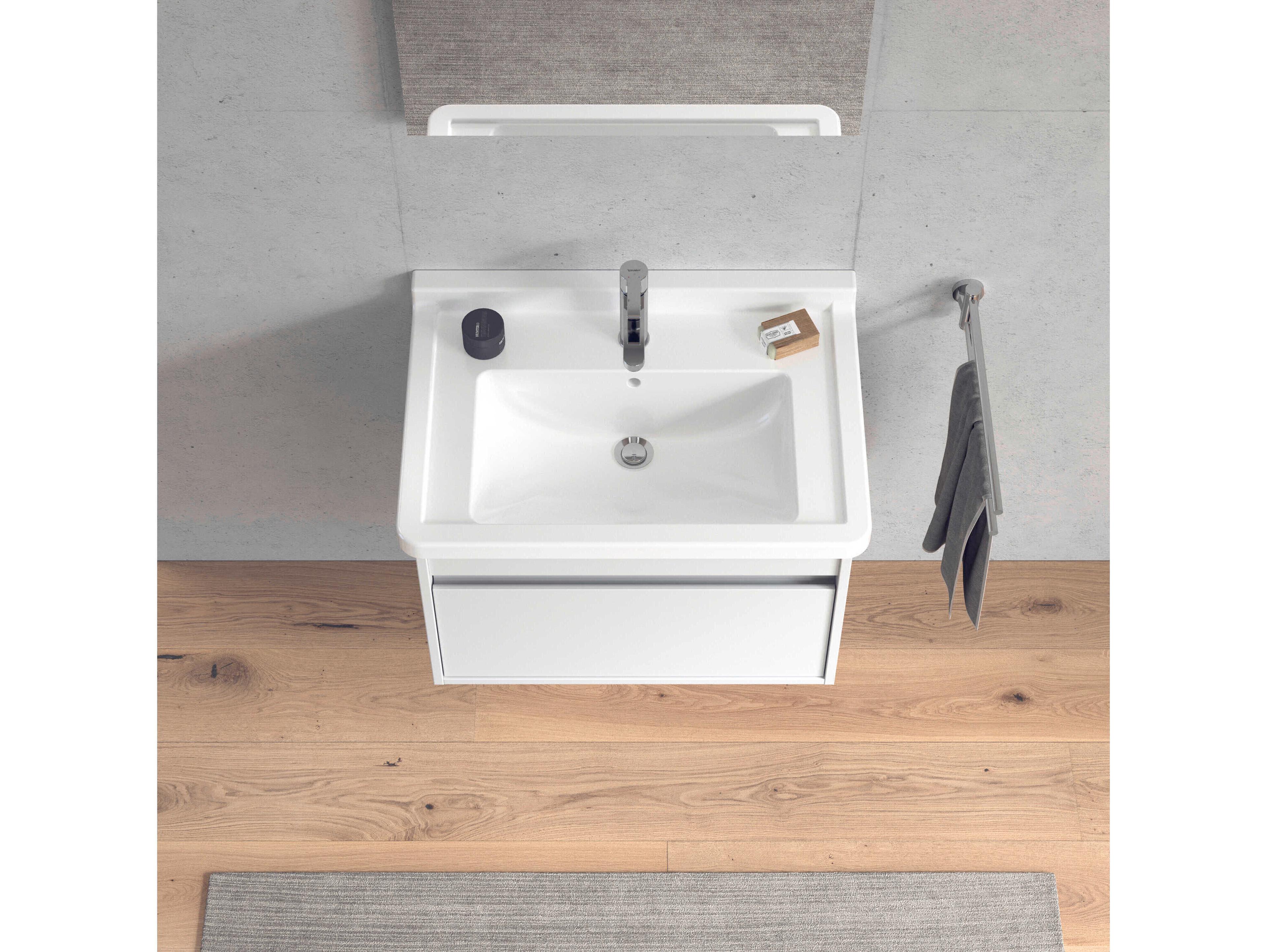 Duravit Ketho 26'' One Drawer White Matt Wall-Mounted Vanity Unit
