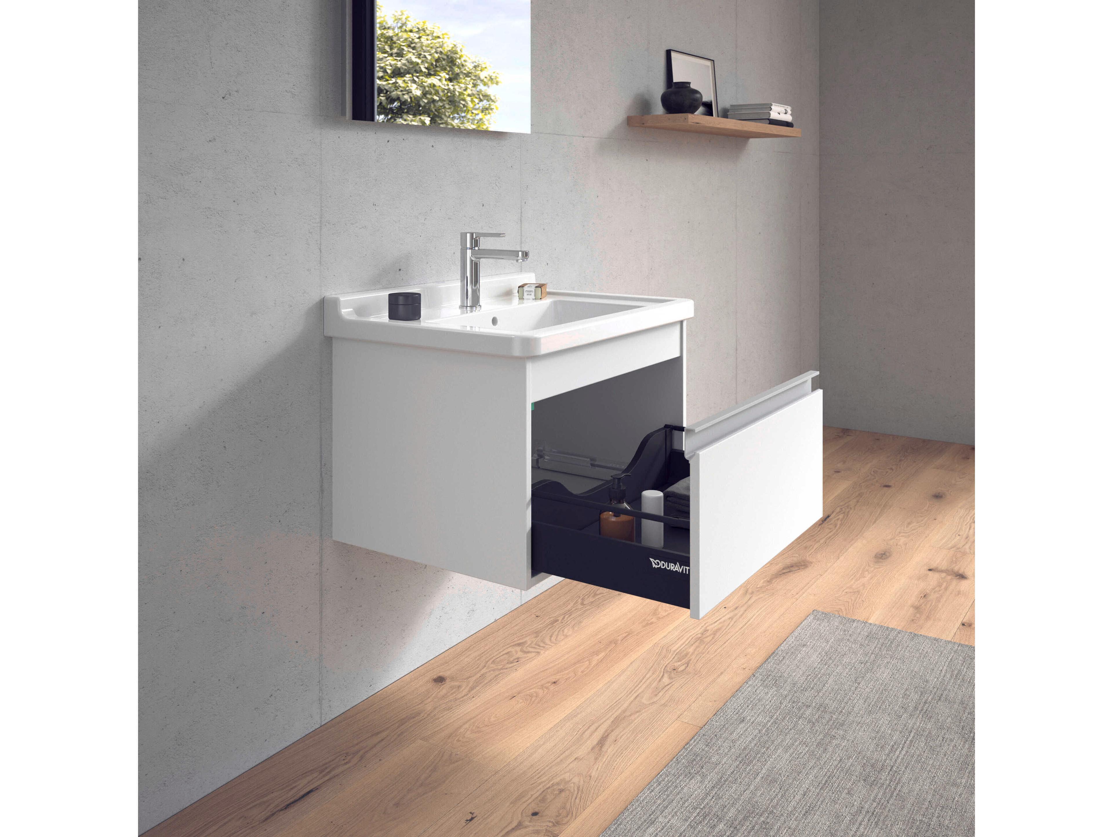 Duravit Ketho 26'' One Drawer White Matt Wall-Mounted Vanity Unit