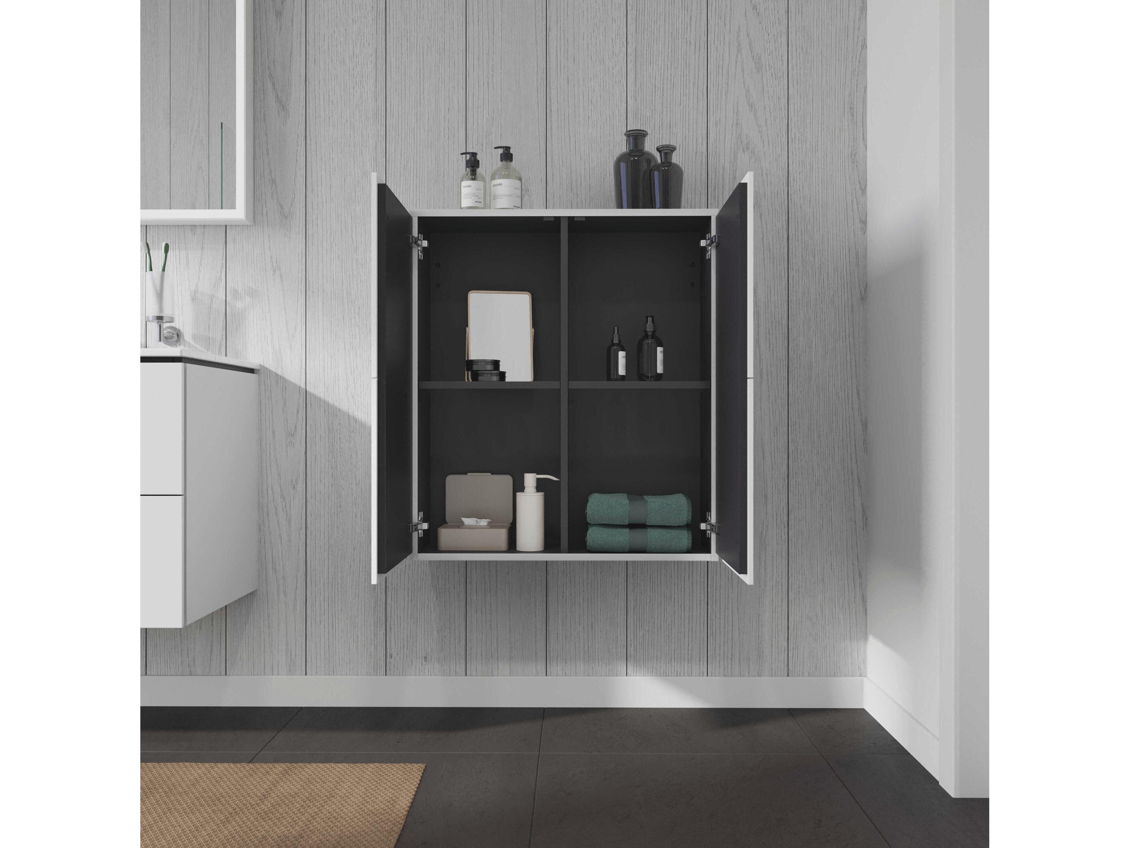 Duravit L-cube 28'' White Matt Wall-Mounted Cabinet