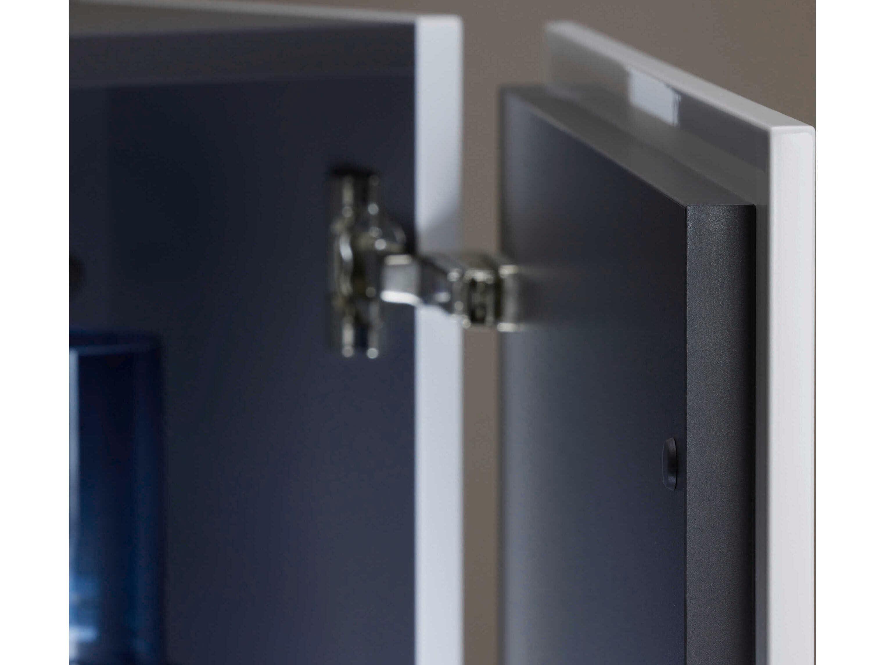 Duravit L-cube 28'' Black High Gloss Wall-Mounted Cabinet