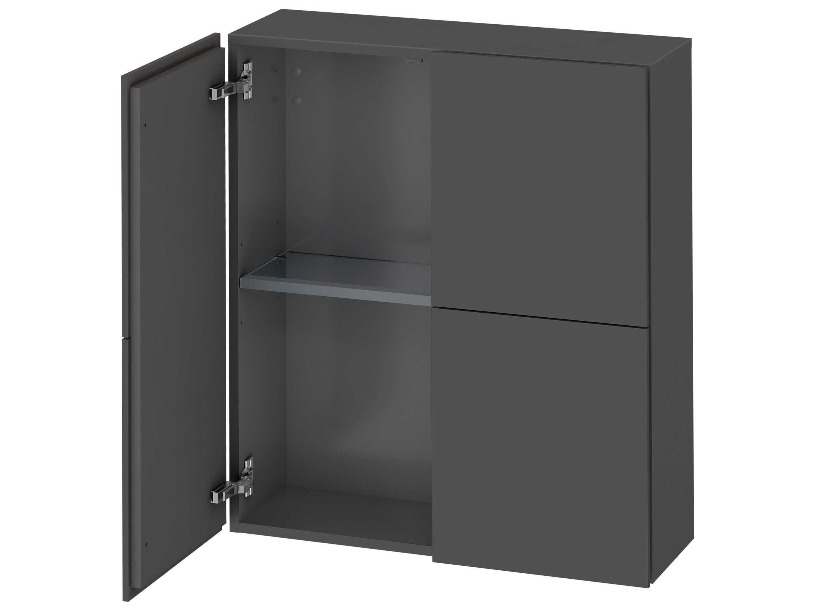 Duravit L-cube 28'' Graphite Matt Wall-Mounted Cabinet