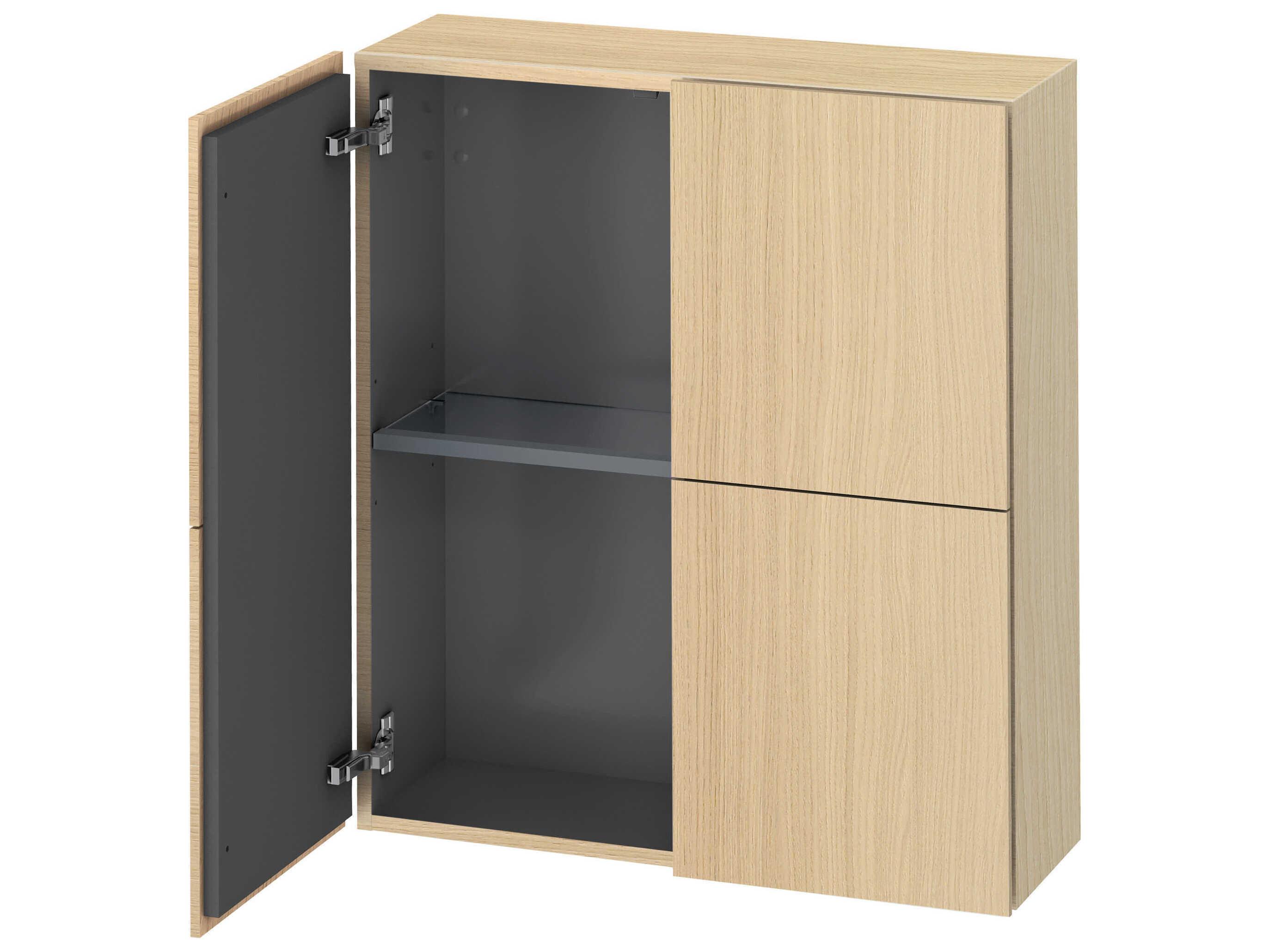 Duravit L-cube 28'' Mediterranean Oak Matt Wall-Mounted Cabinet