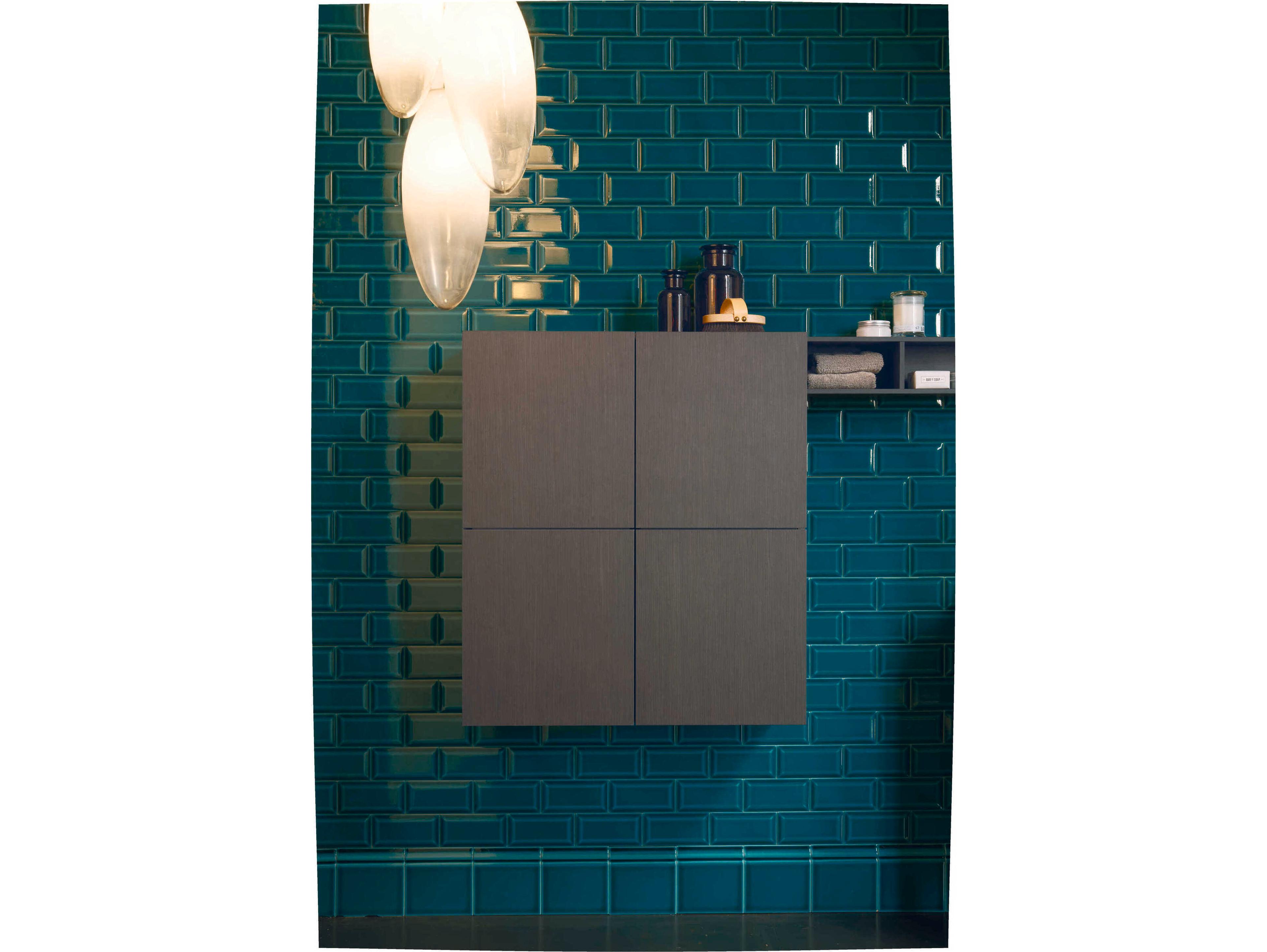 Duravit L-cube 28'' Dark Brushed Oak Matt Wall-Mounted Cabinet