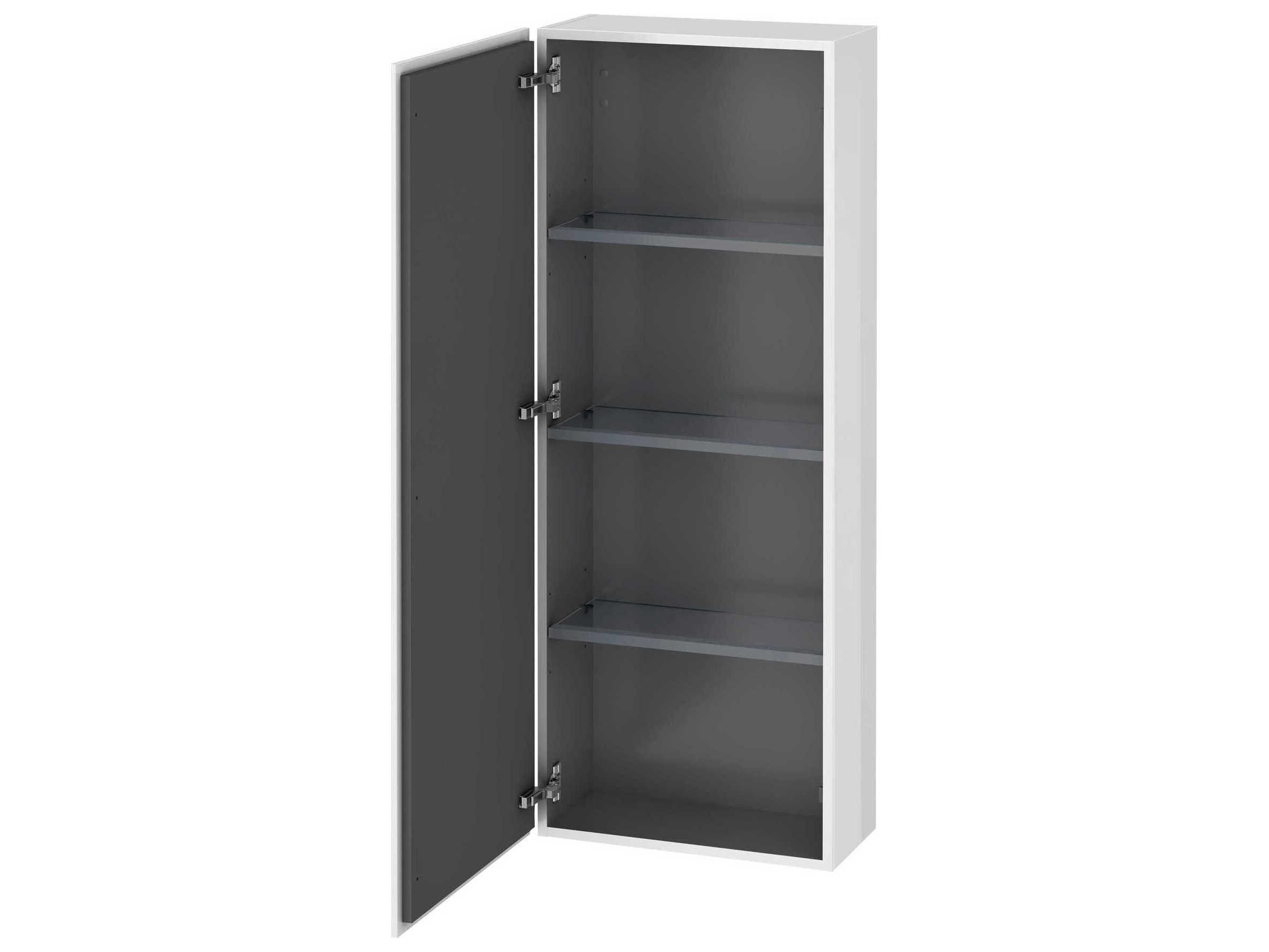 Duravit L-cube 20'' White High Gloss Wall-Mounted Cabinet - Left-Hand Hinge