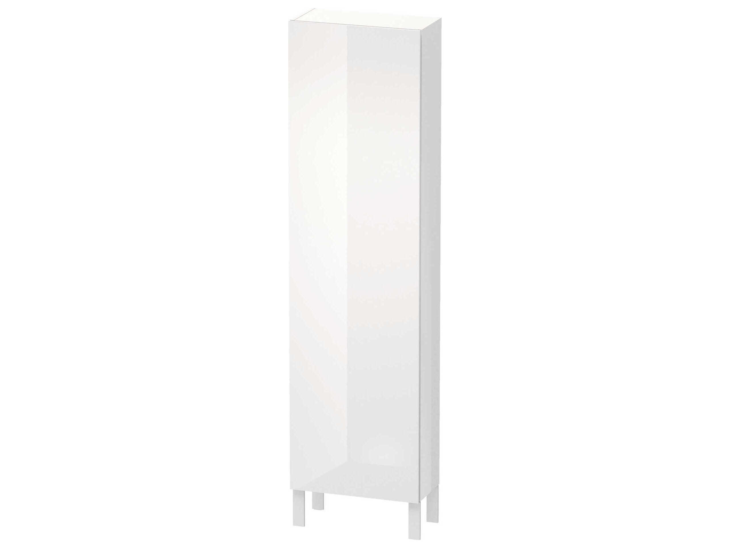 Duravit L-cube 20'' White High Gloss Wall-Mounted Cabinet - Right-Hand Hinge