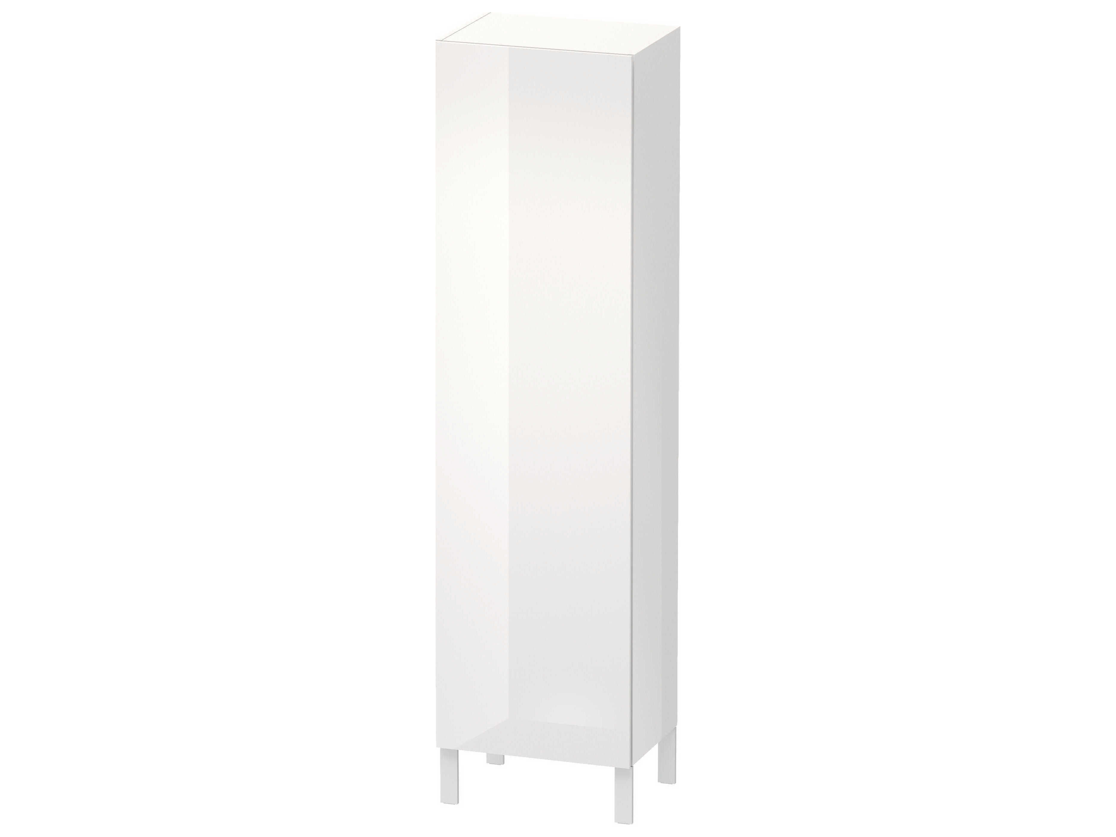 Duravit L-cube 20'' White High Gloss Wall-Mounted Cabinet - Left-Hand Hinge