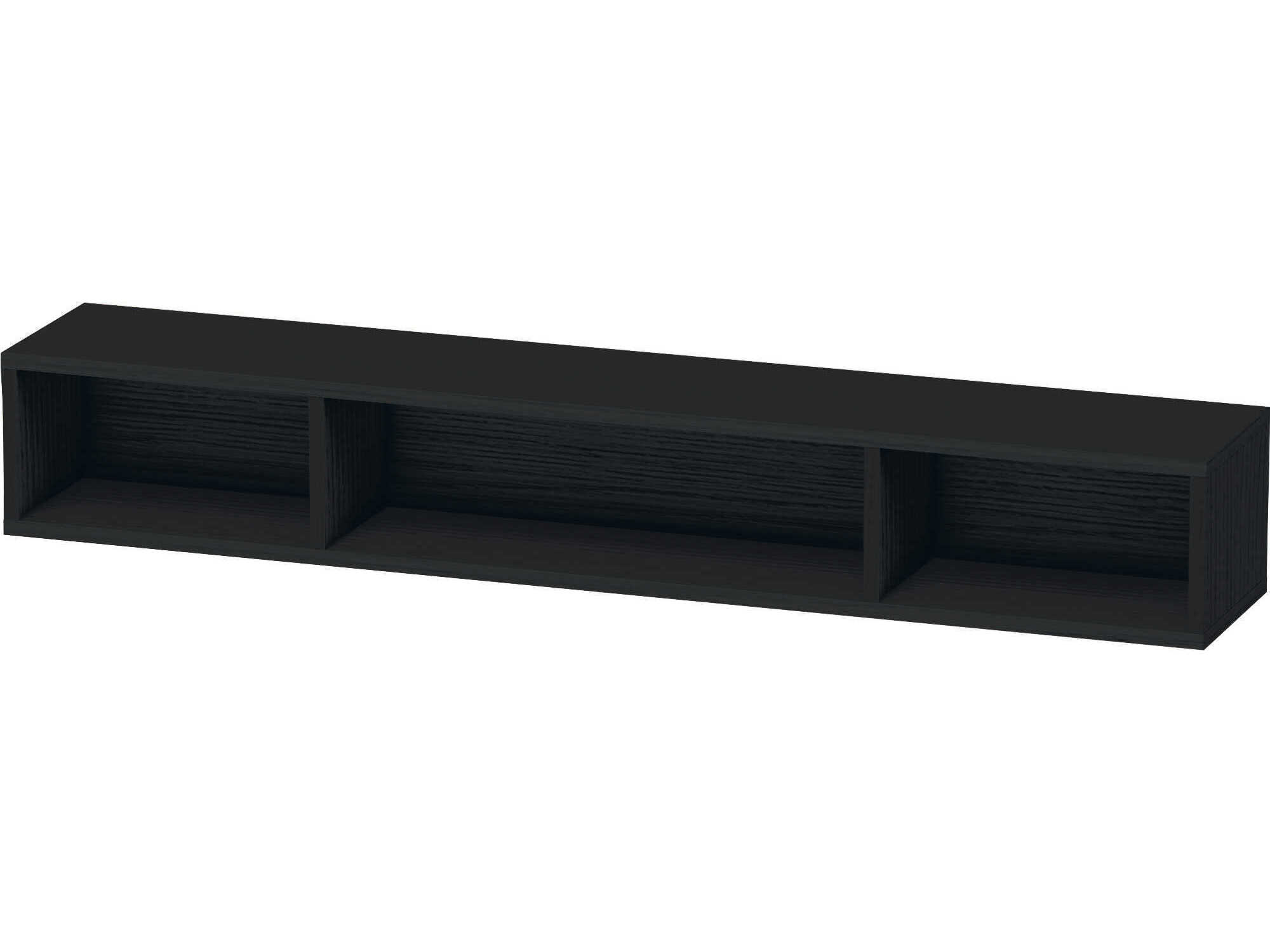 Duravit L-cube 32'' Black Oak Matt Open Accent