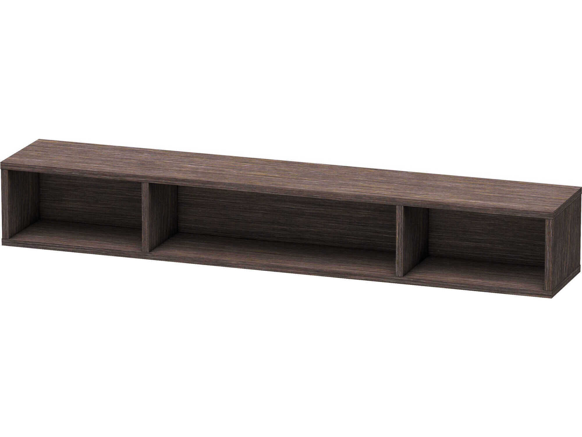 Duravit L-cube 32'' Dark Brushed Oak Matt Open Accent