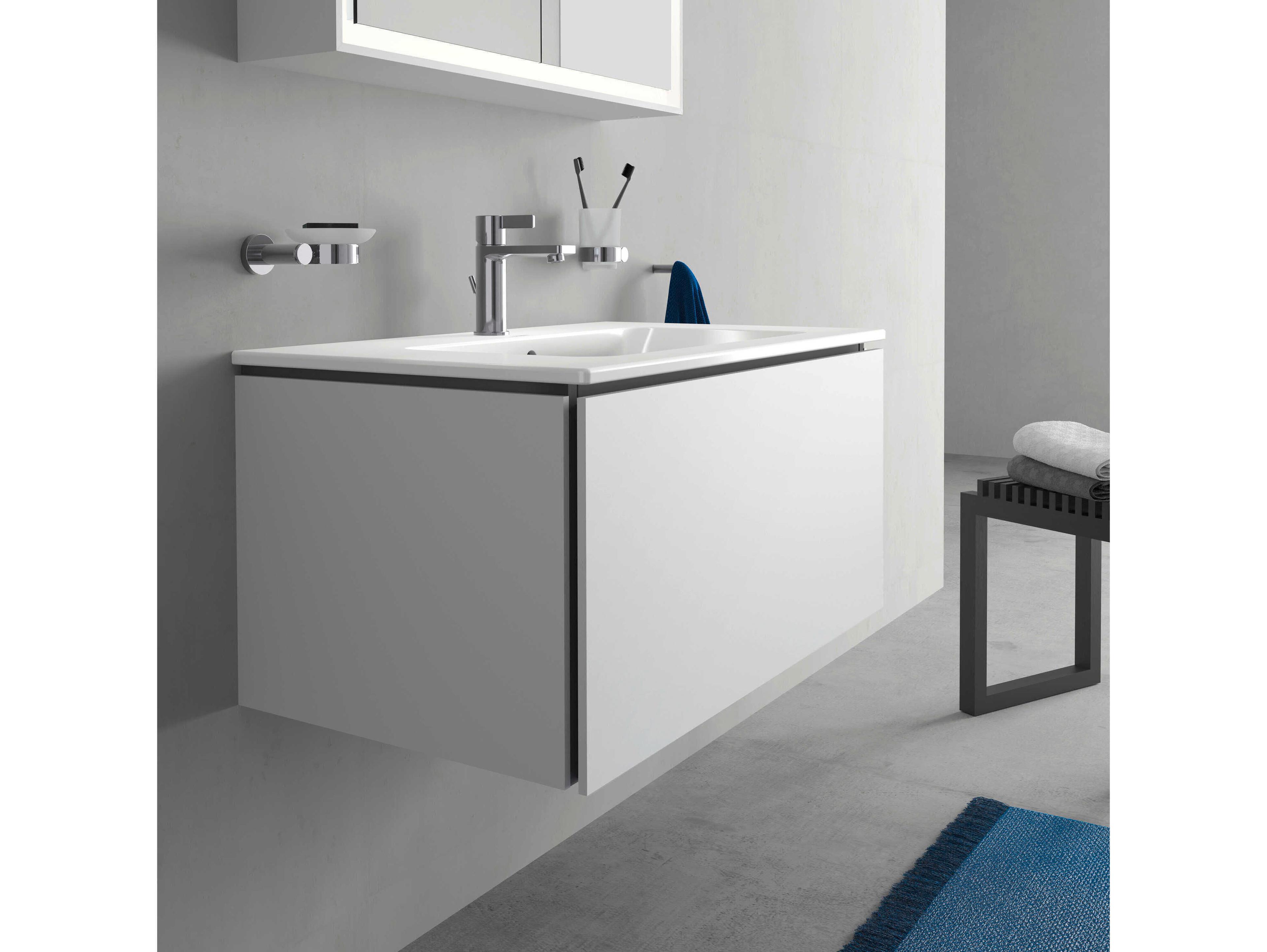 Duravit L-cube 32'' White Matt Wall-Mounted Vanity Unit