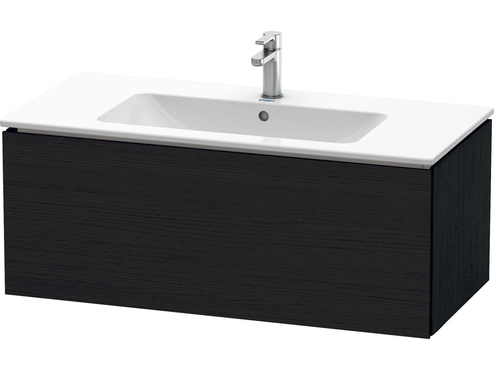 Duravit L-cube 40'' Black Oak Matt Wall-Mounted Vanity Unit