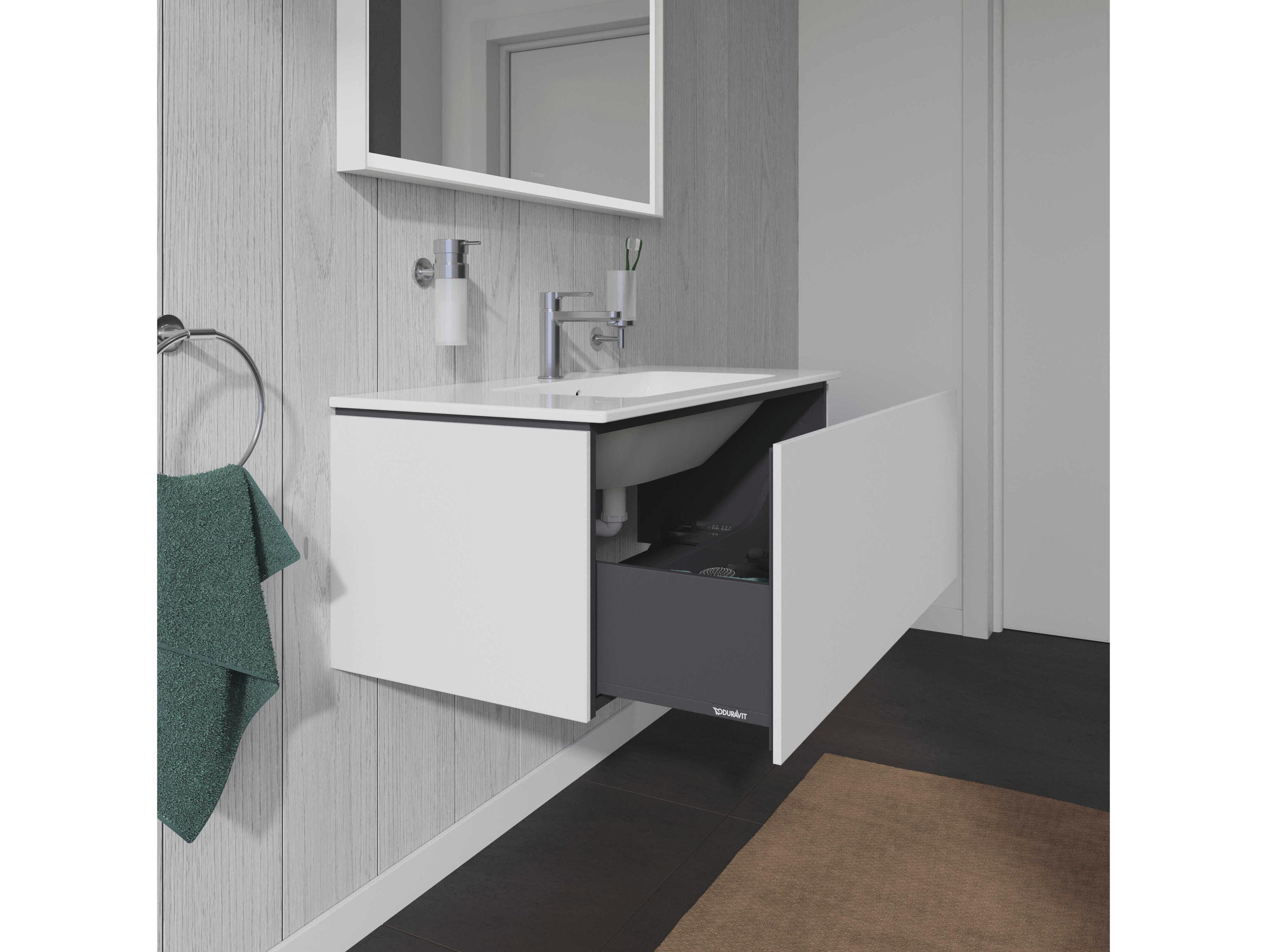 Duravit L-cube 40'' White Matt Wall-Mounted Vanity Unit