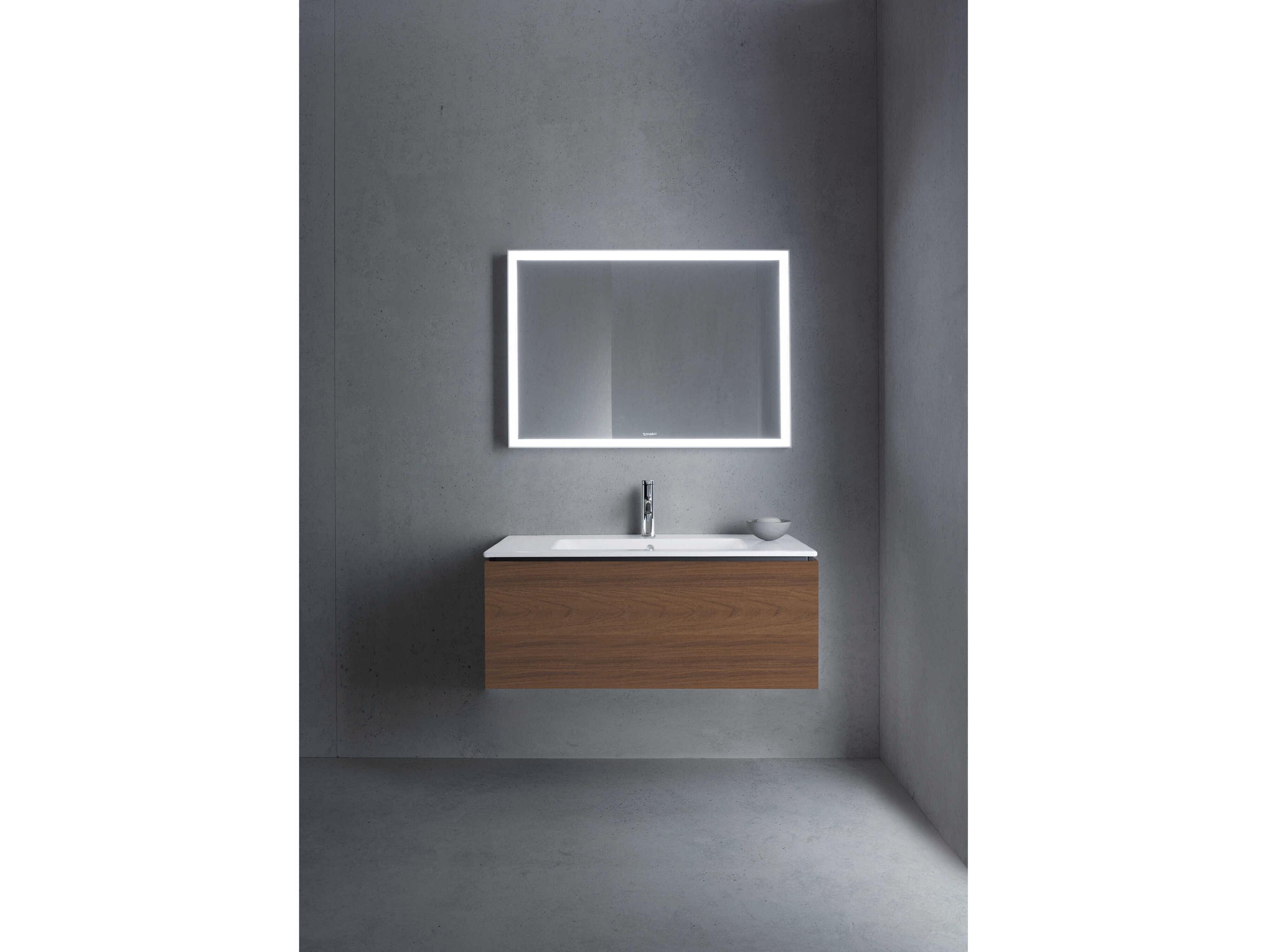 Duravit L-cube 40'' Walnut (Dark) Matt Wall-Mounted Vanity Unit