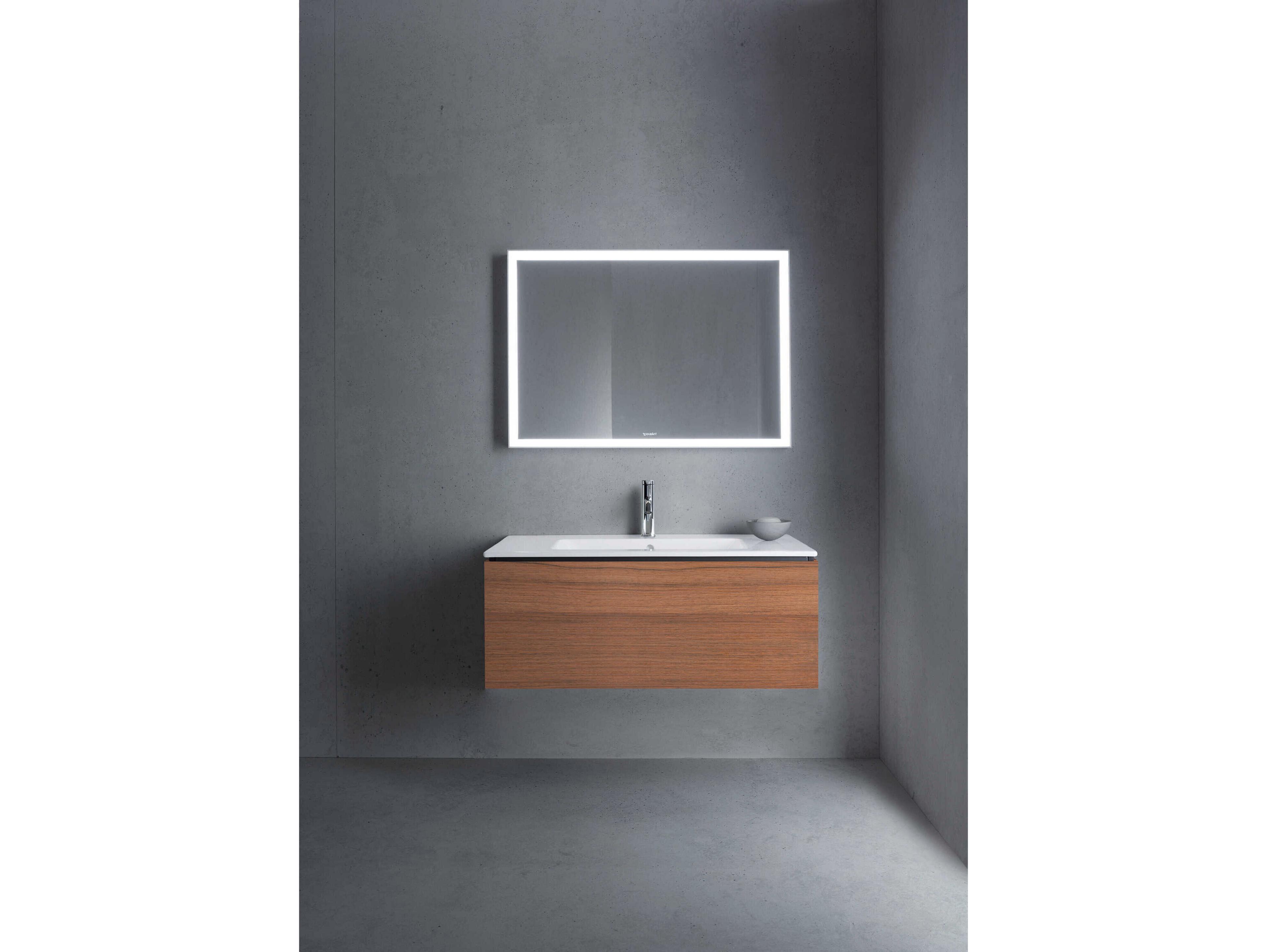 Duravit L-cube 40'' Walnut Matt Wall-Mounted Vanity Unit