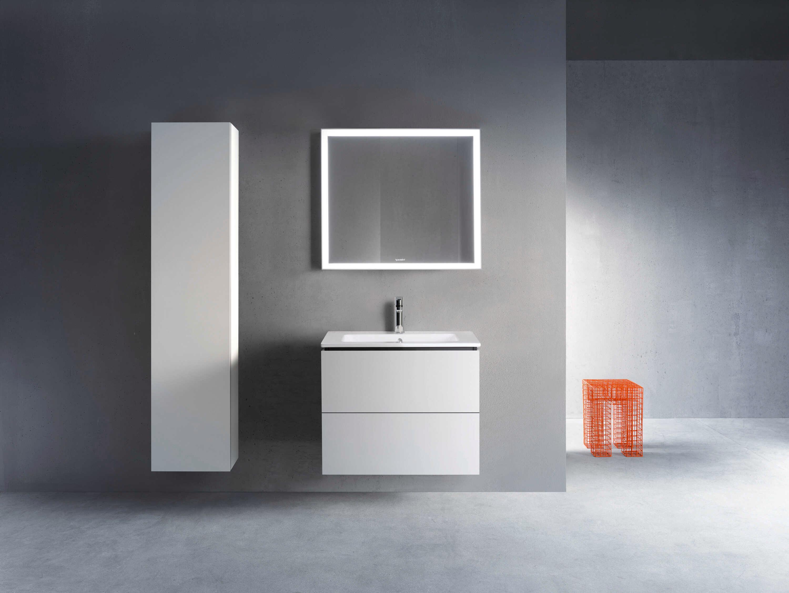 Duravit L-cube 32'' Two Drawer White Matt Wall-Mounted Vanity Unit
