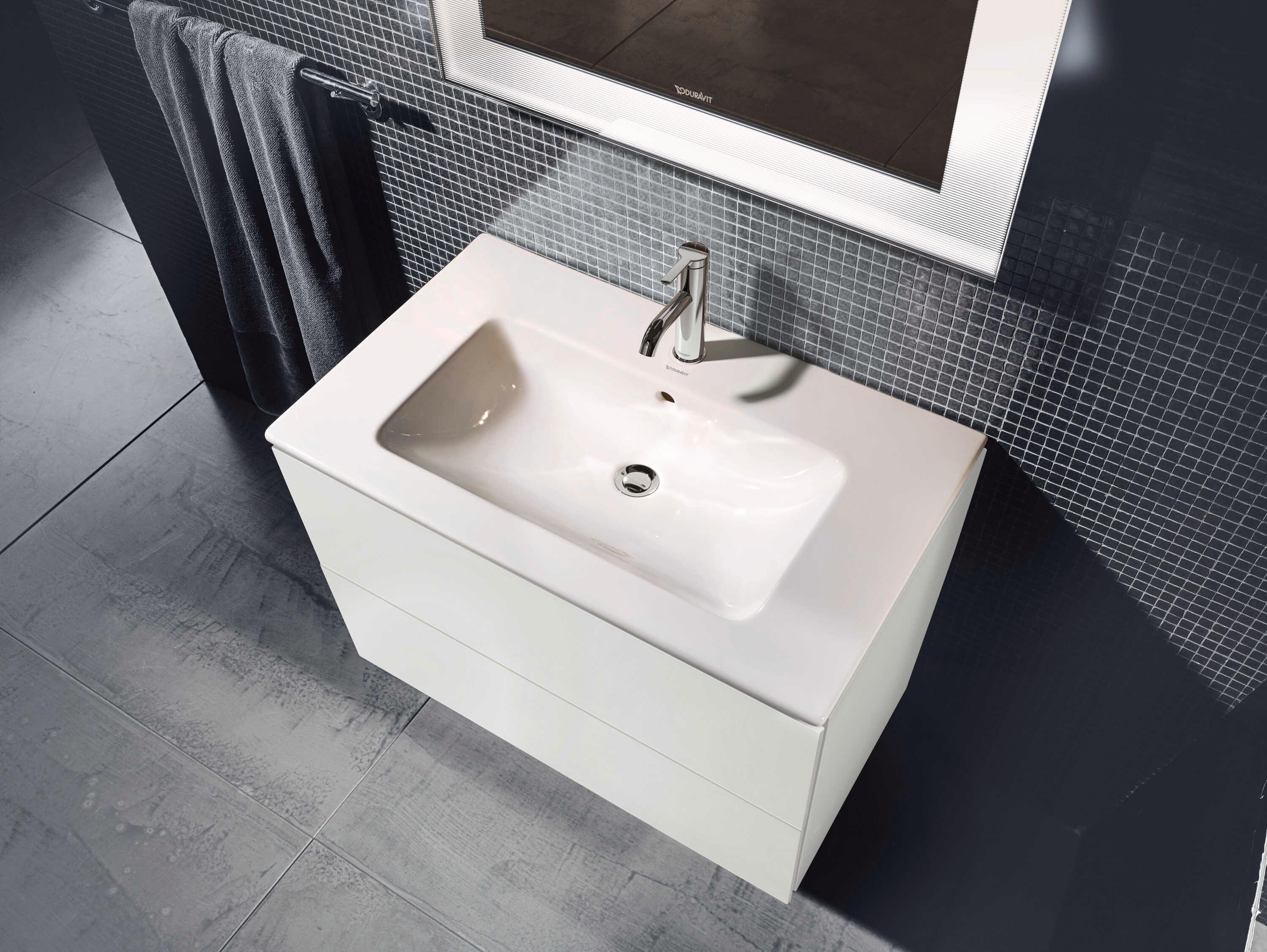 Duravit L-cube 32'' Two Drawer White Matt Wall-Mounted Vanity Unit