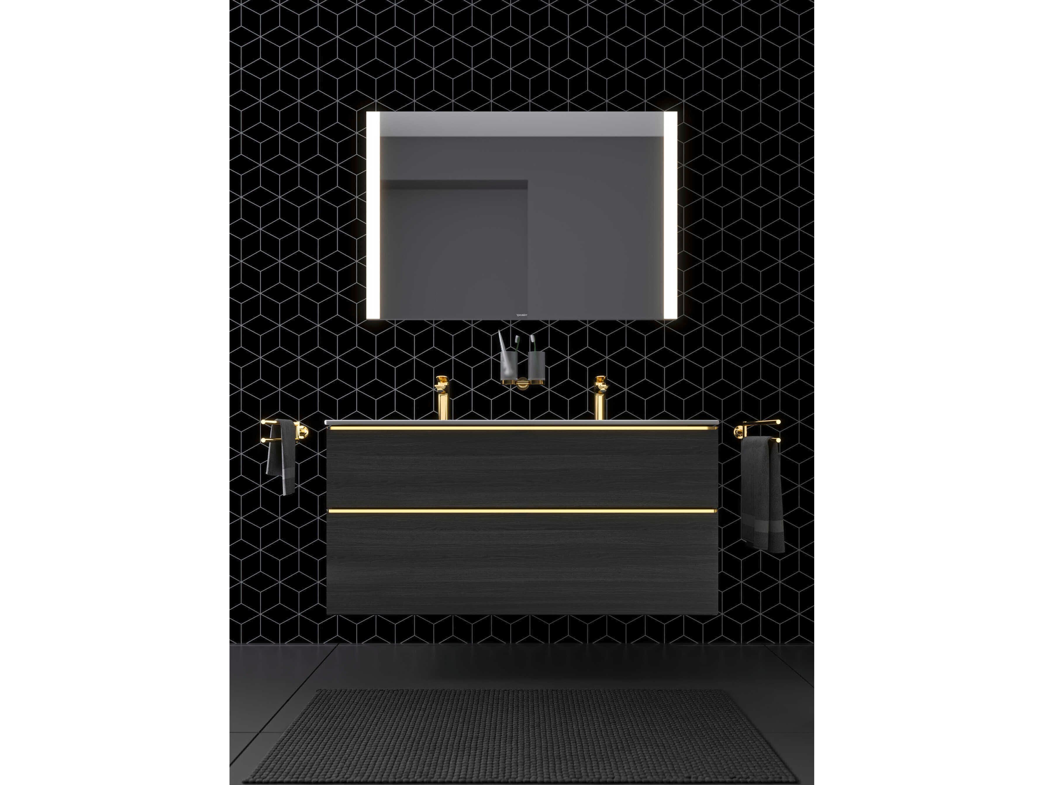 Duravit Light & Mirror 47'' White Matt  Side-Edge Lighting LED Mirror - With Sensor Switch