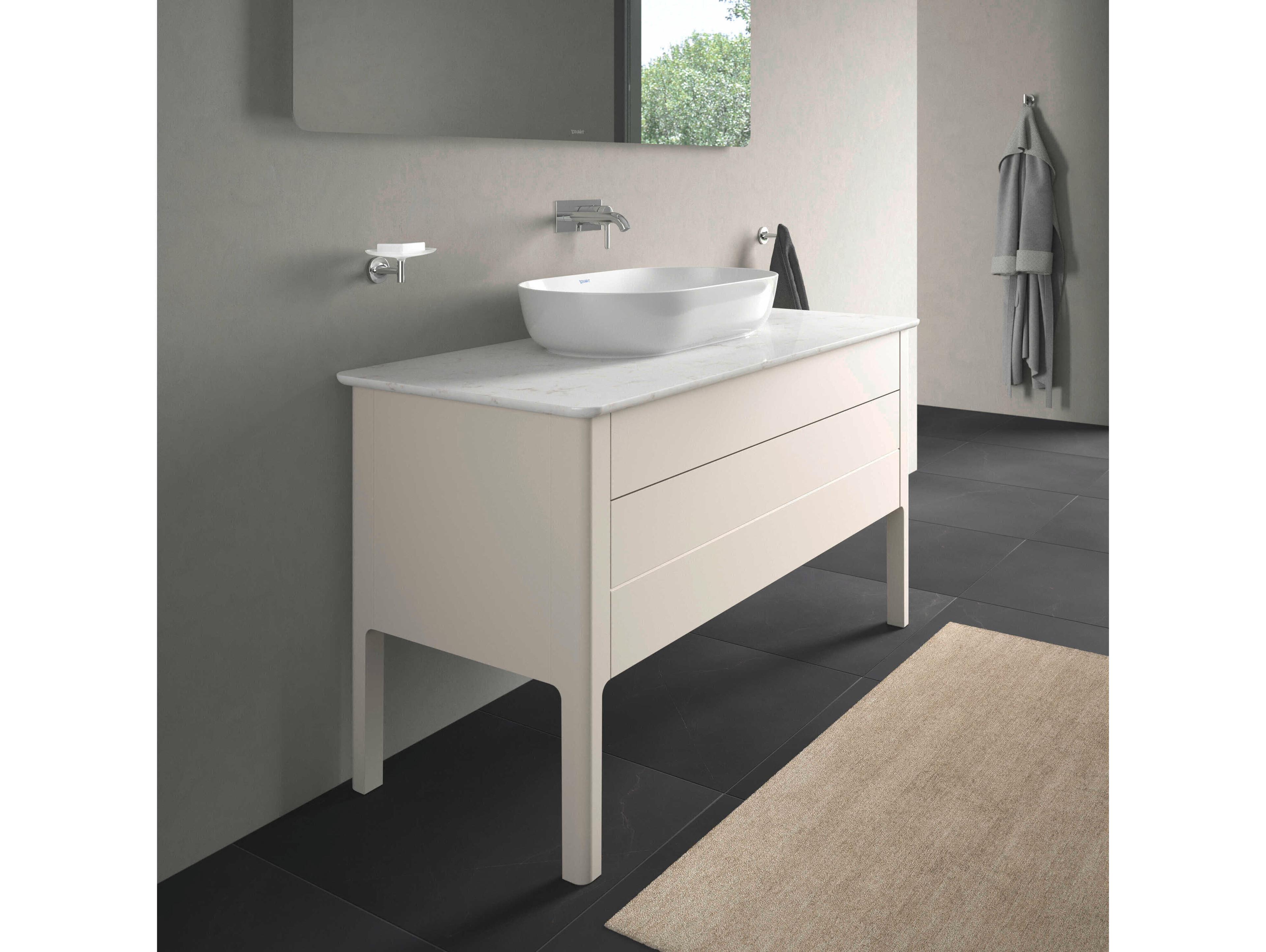 Duravit Luv 53'' Nordic White Satin Matt Freestanding Vanity Unit