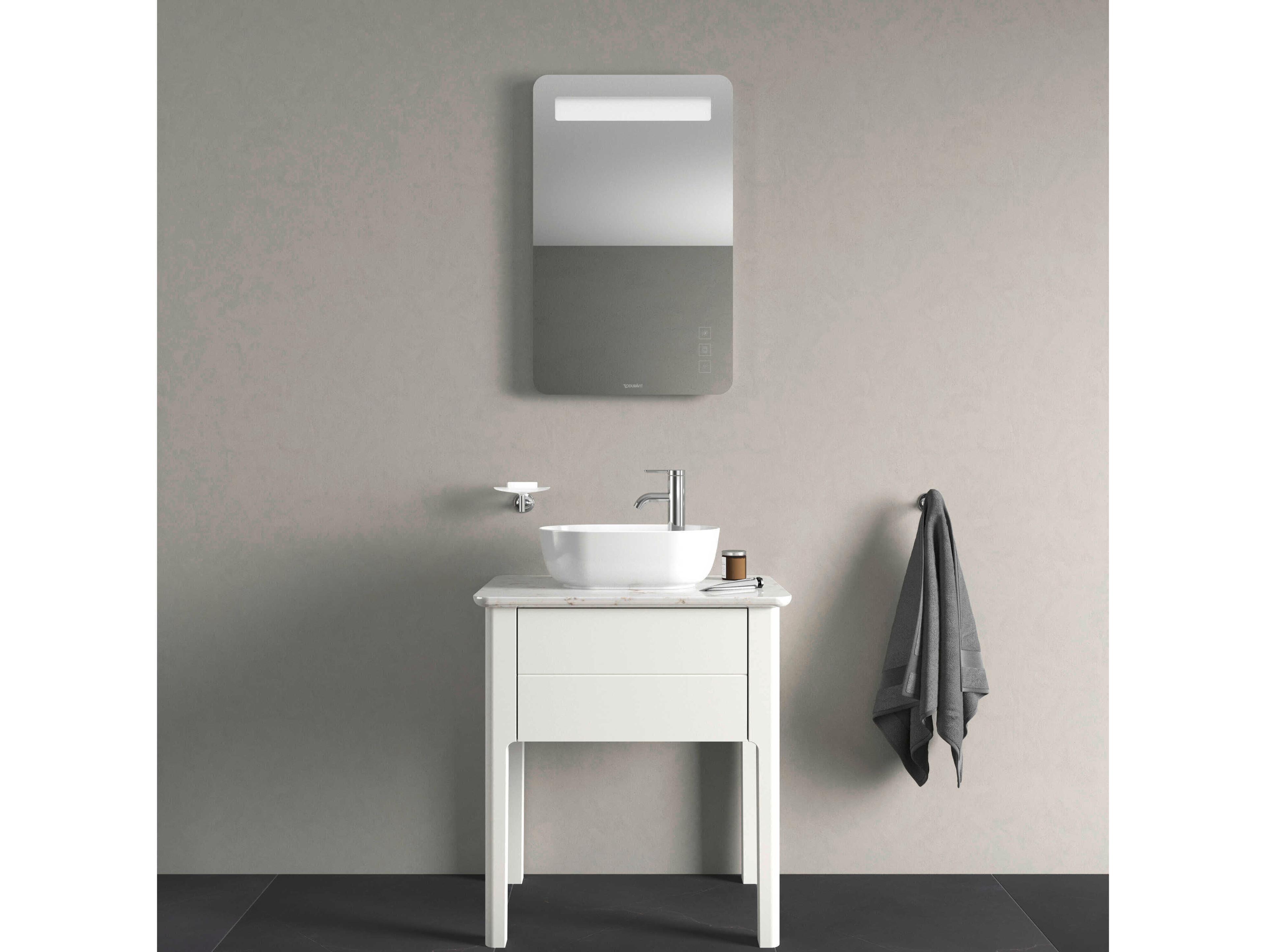 Duravit Luv 20'' White Aluminium Sensor- Control LED Mirror