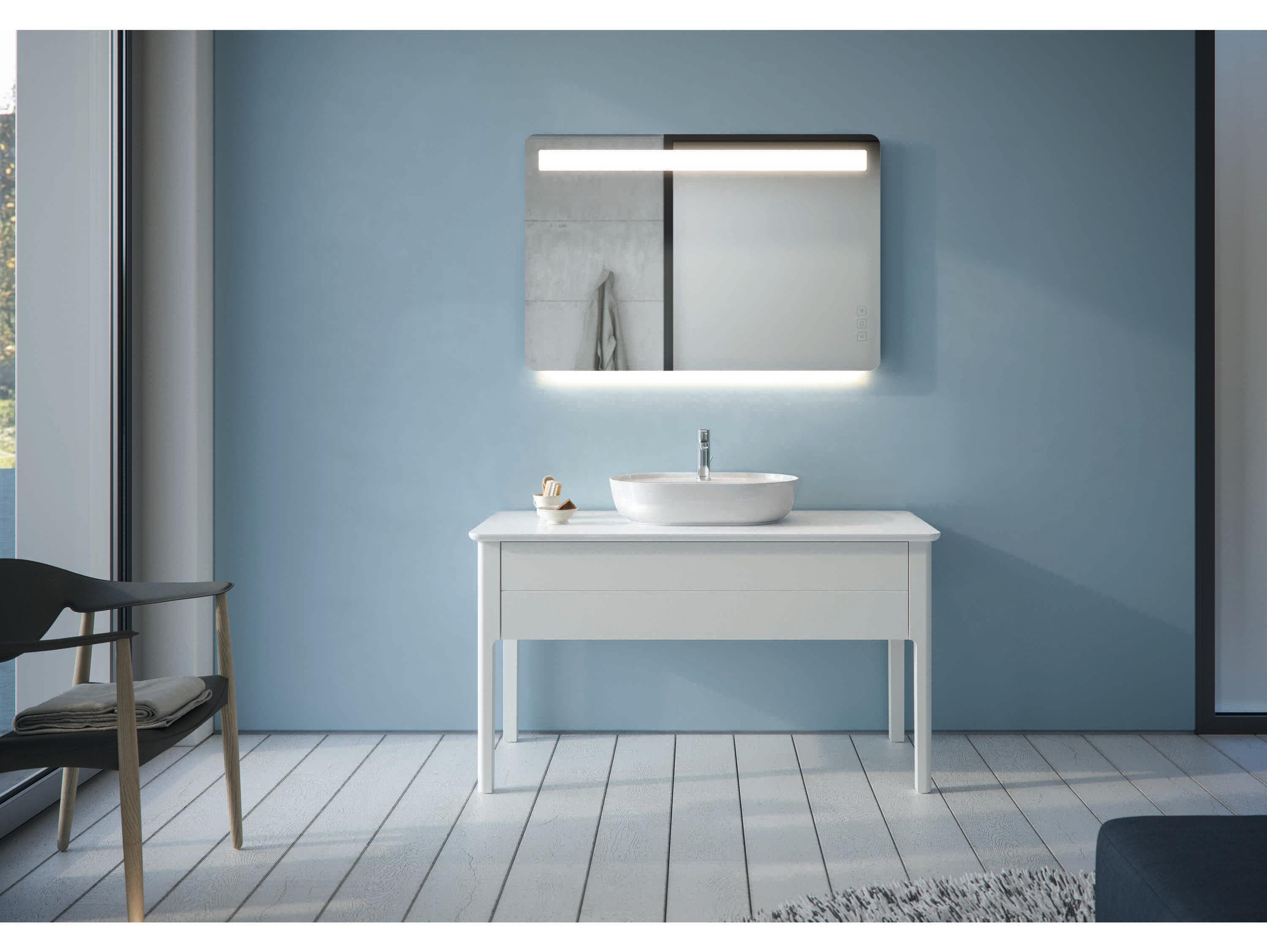 Duravit Luv 47'' White Aluminium Sensor- Control LED Mirror