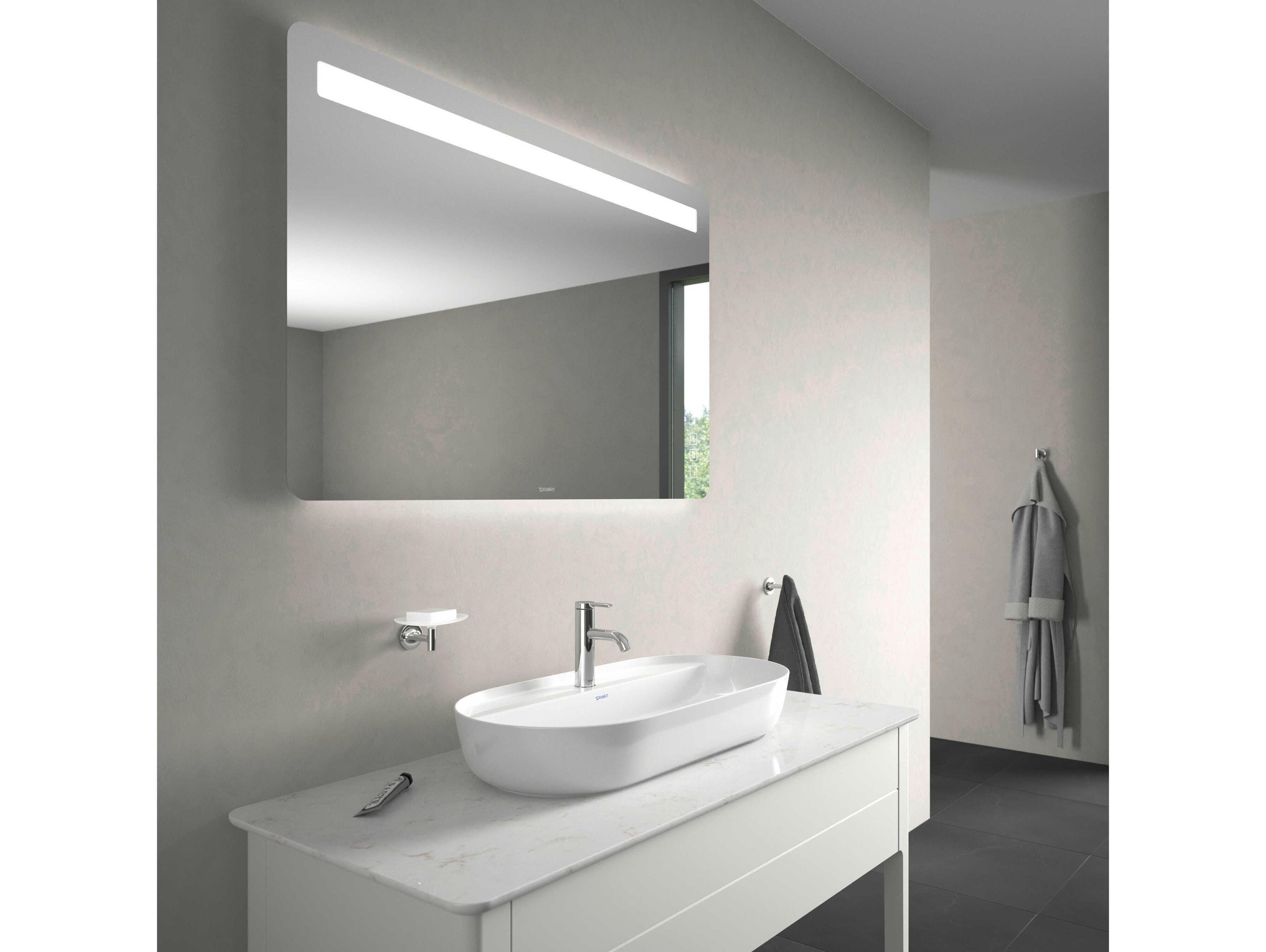 Duravit Luv 47'' White Aluminium Sensor- Control LED Mirror