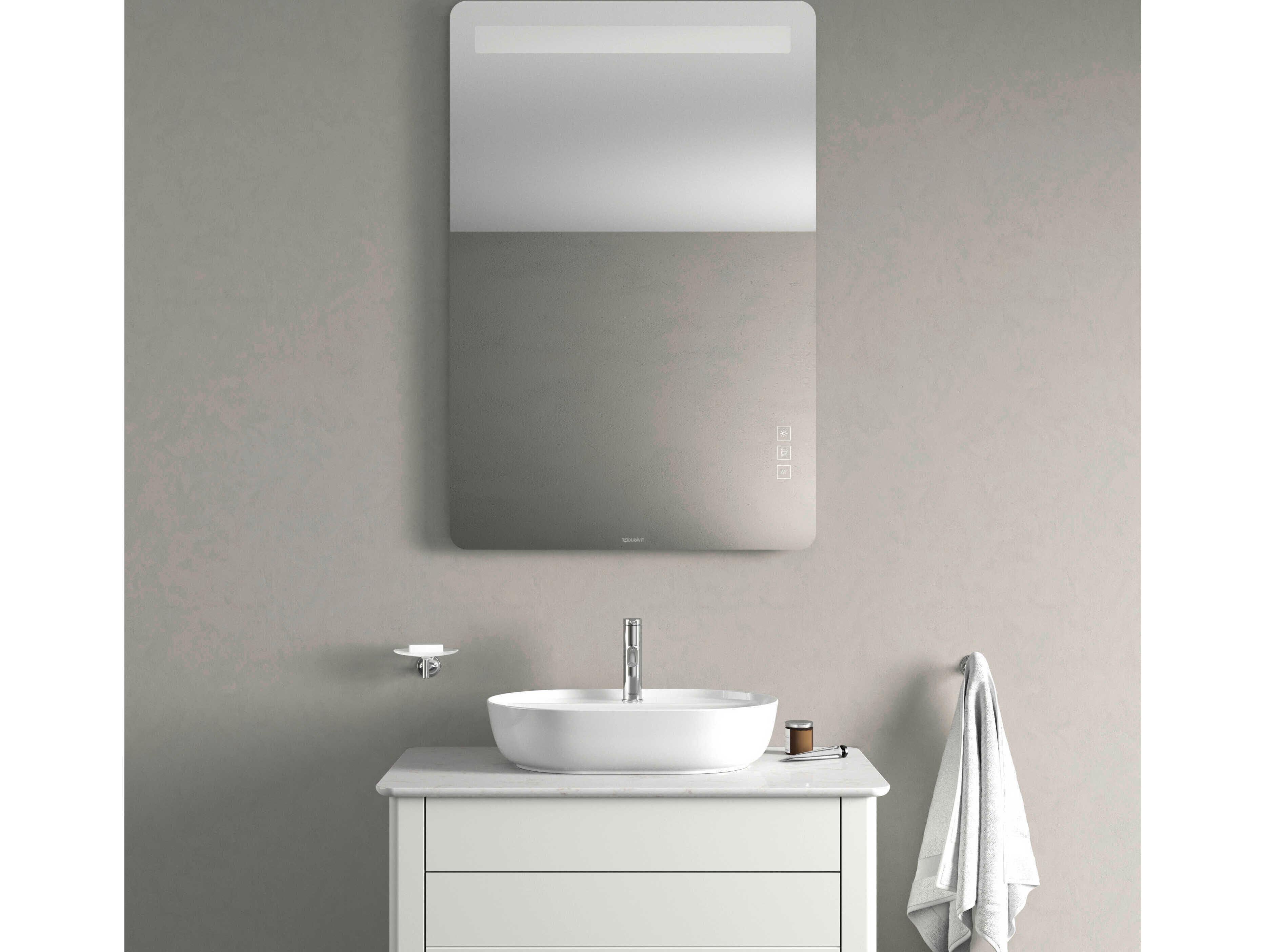Duravit Luv 32'' White Aluminium Sensor- Control LED Mirror
