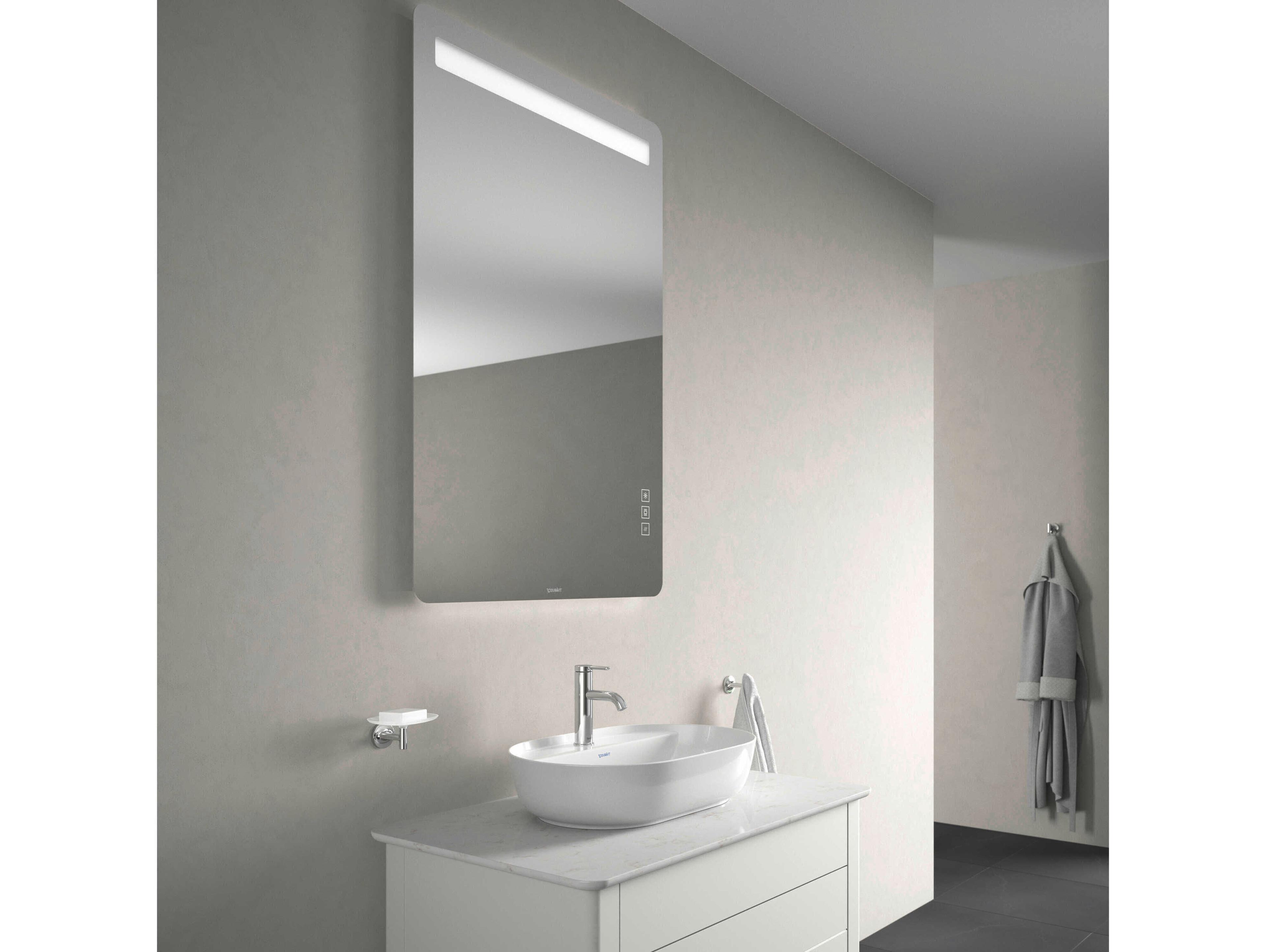 Duravit Luv 32'' White Aluminium Sensor- Control LED Mirror