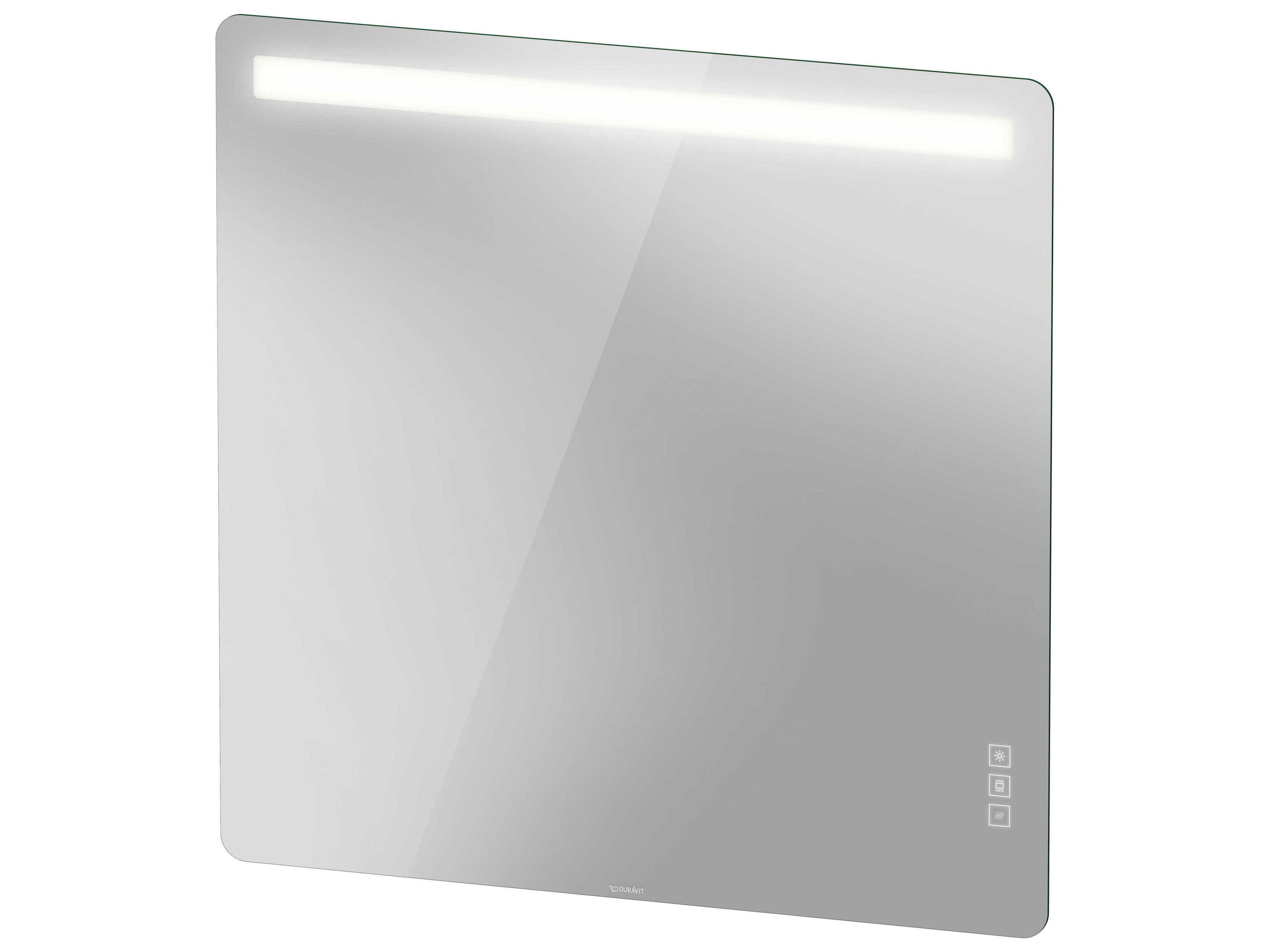 Duravit Luv 47'' Square White Aluminium Sensor- Control LED Mirror