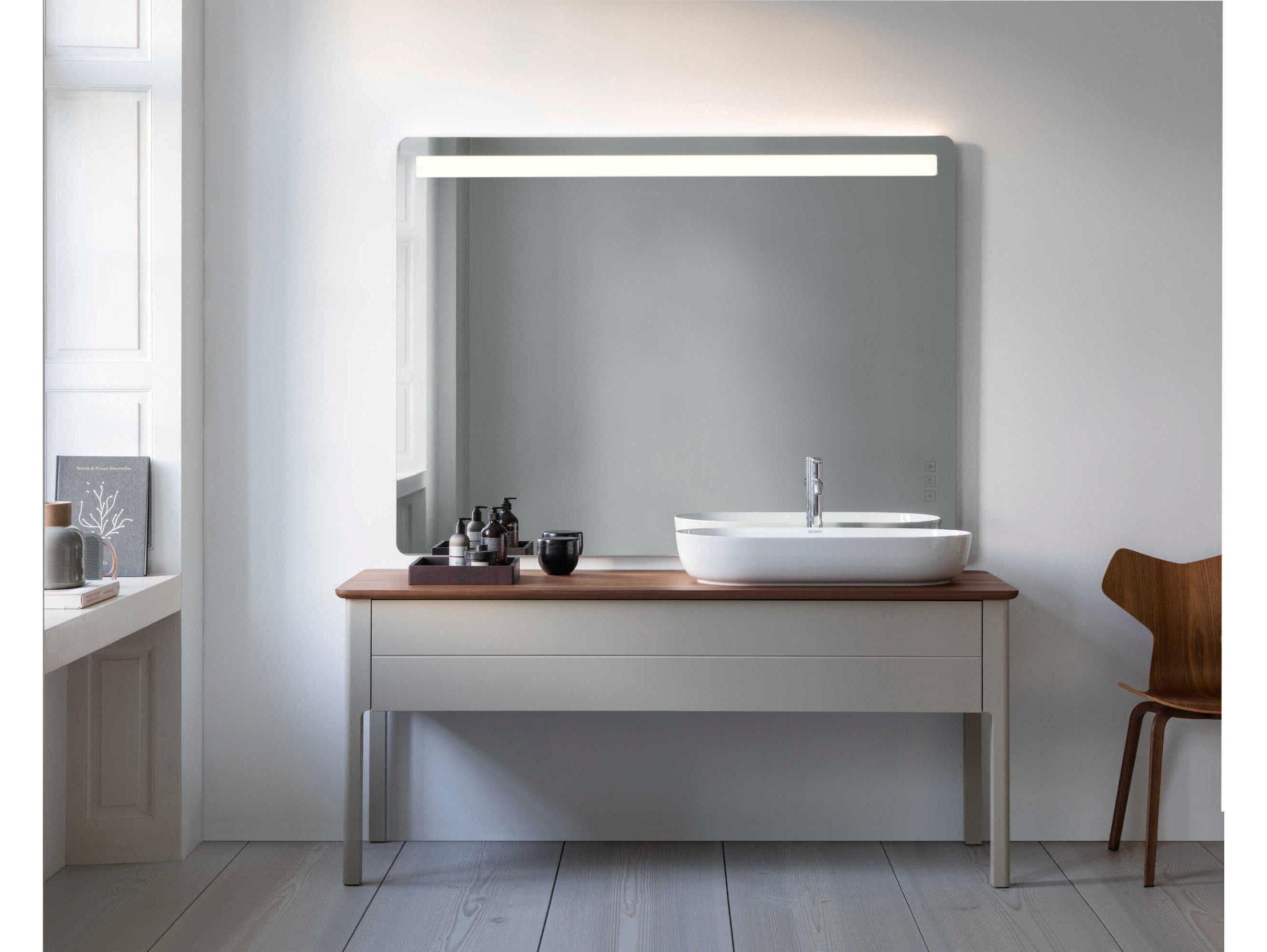 Duravit Luv 63'' White Aluminium Sensor- Control LED Mirror