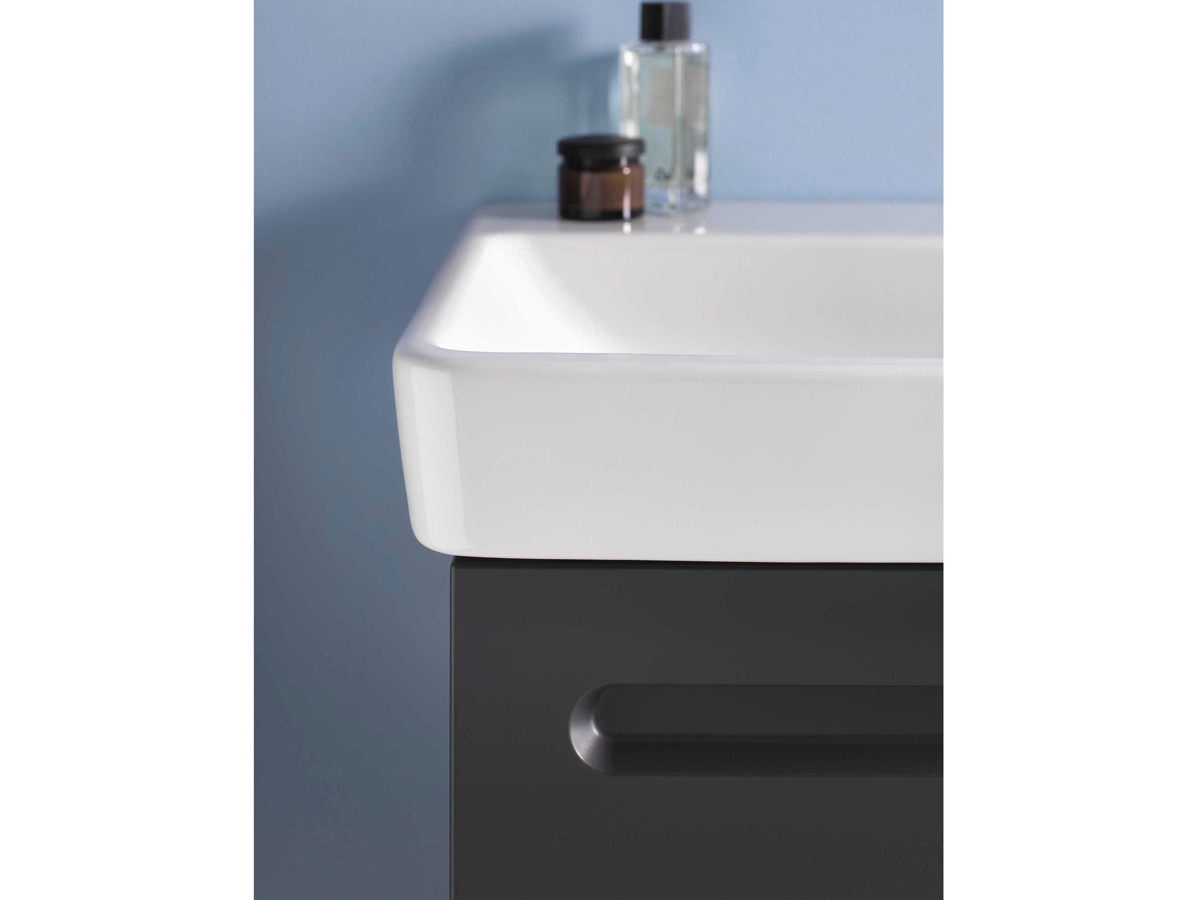 Duravit Duravit No.1 15'' Graphite Matt Wall-Mounted Vanity - Left Hinge