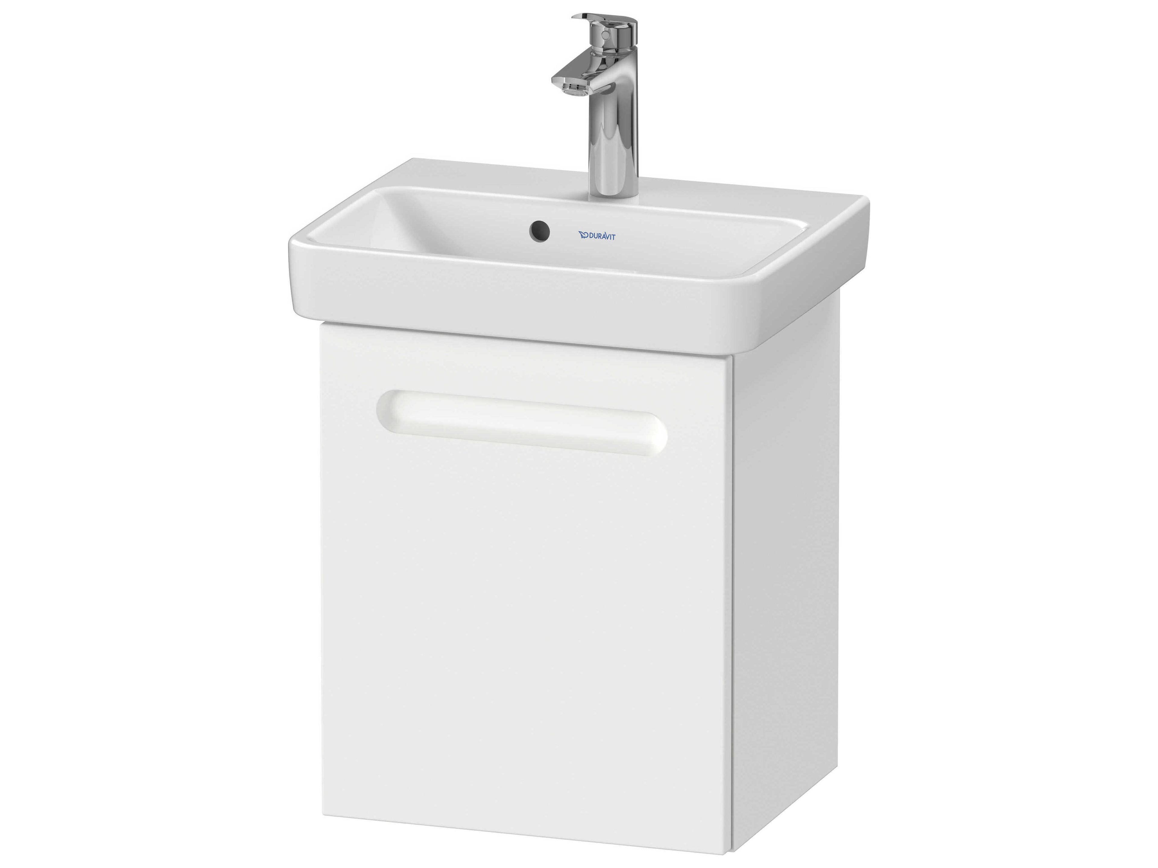 Duravit Duravit No.1 14'' White Matt Wall-Mounted Vanity - Right Hinge