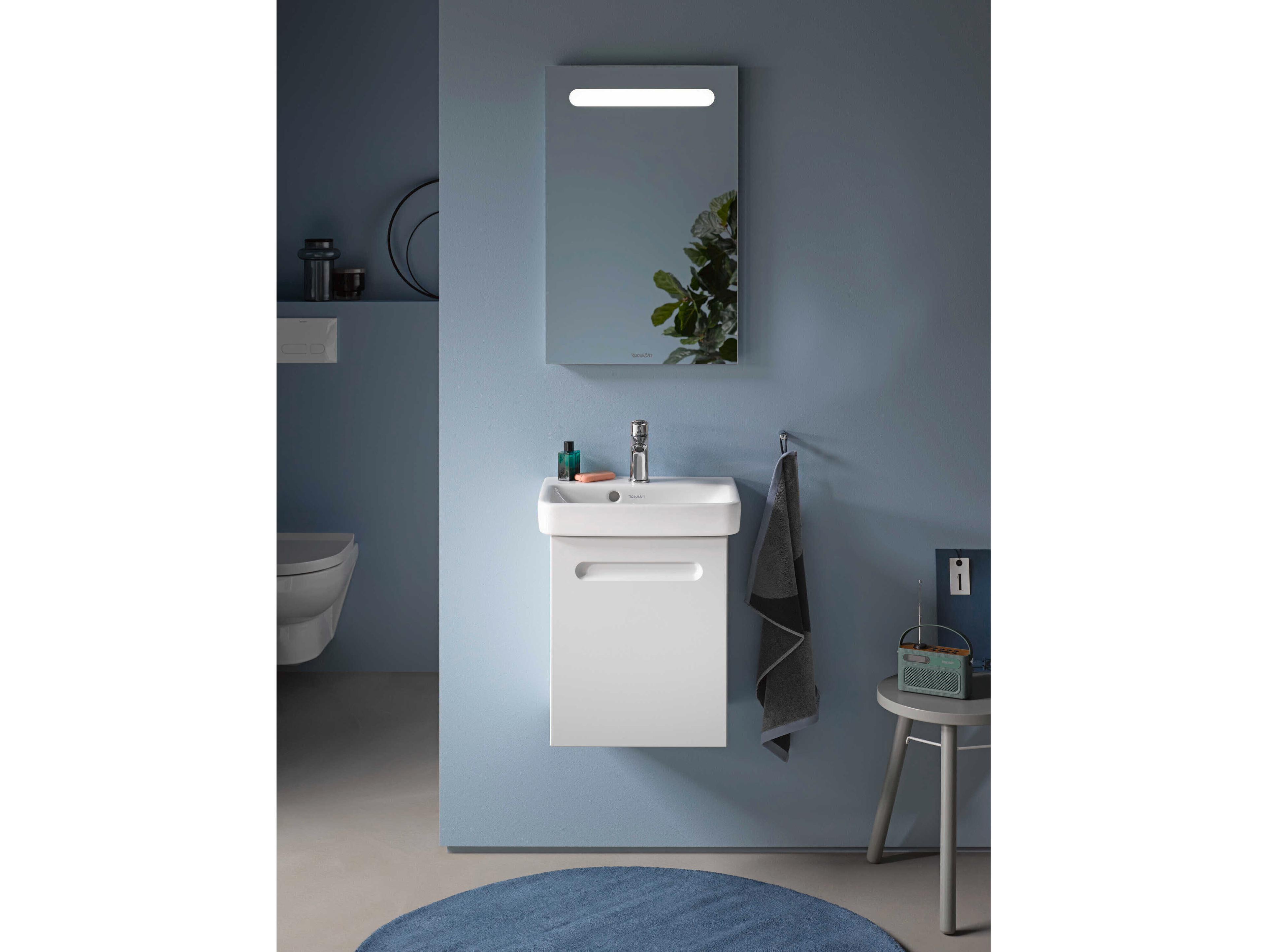Duravit Duravit No.1 14'' White Matt Wall-Mounted Vanity - Right Hinge
