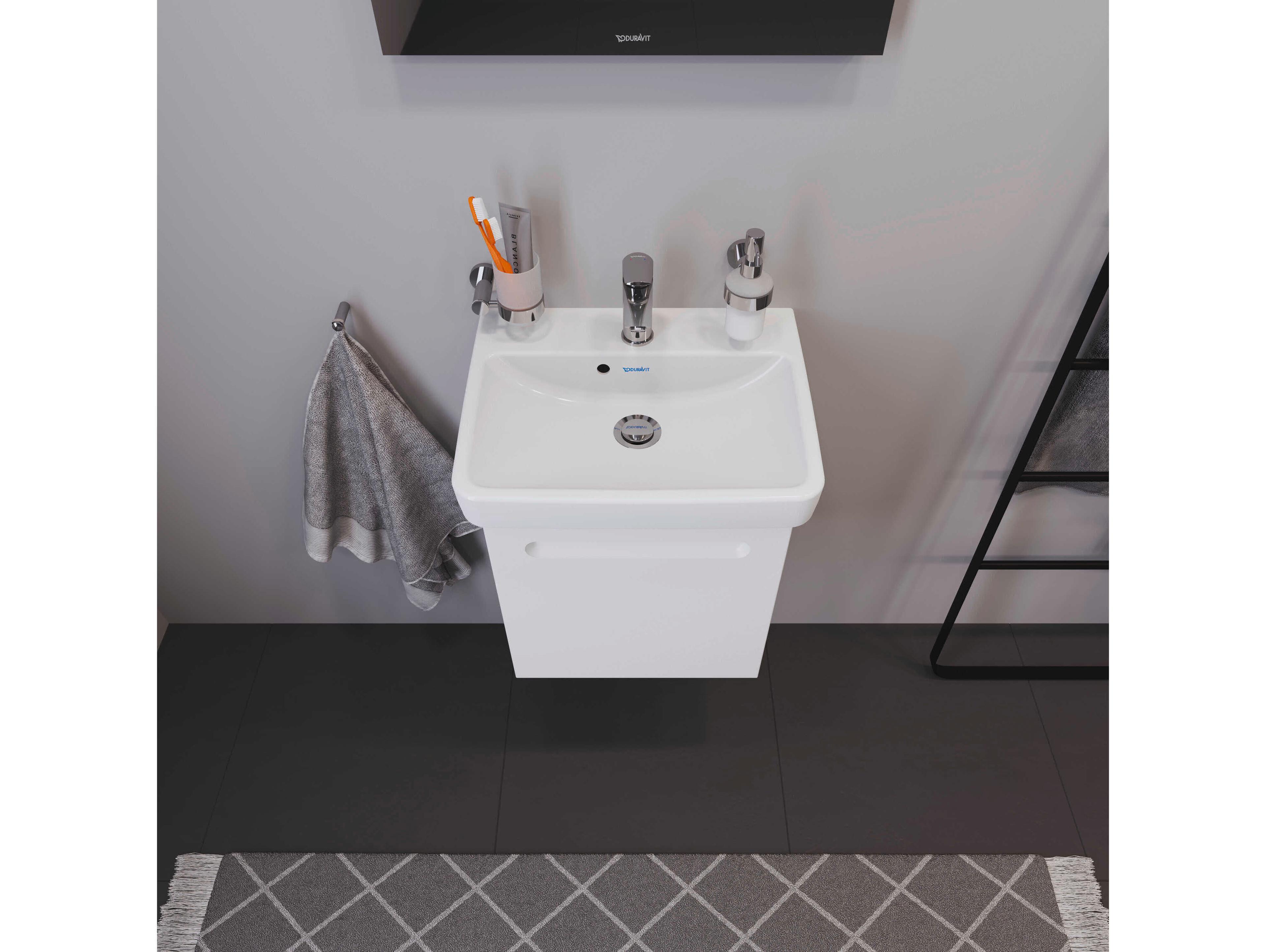 Duravit Duravit No.1 17'' White Matt Wall-Mounted Vanity - Right Hinge