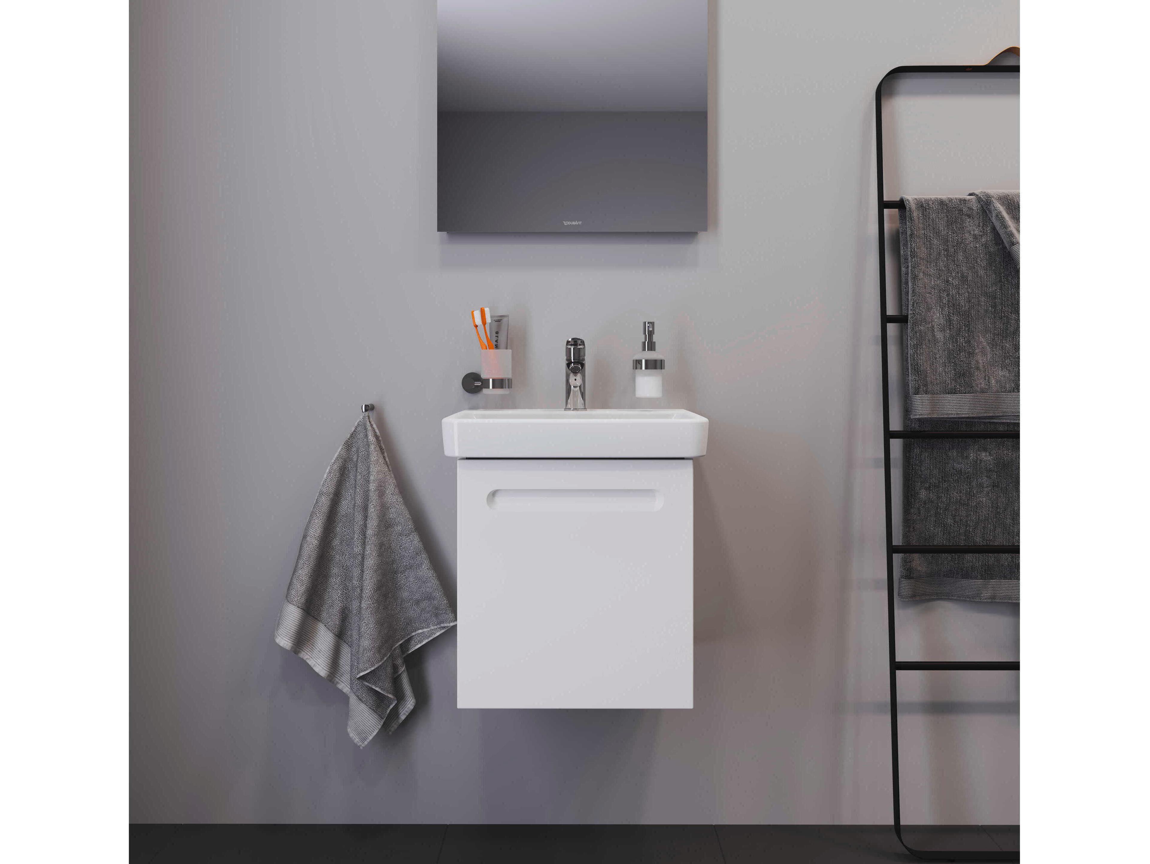 Duravit Duravit No.1 17'' White Matt Wall-Mounted Vanity - Right Hinge