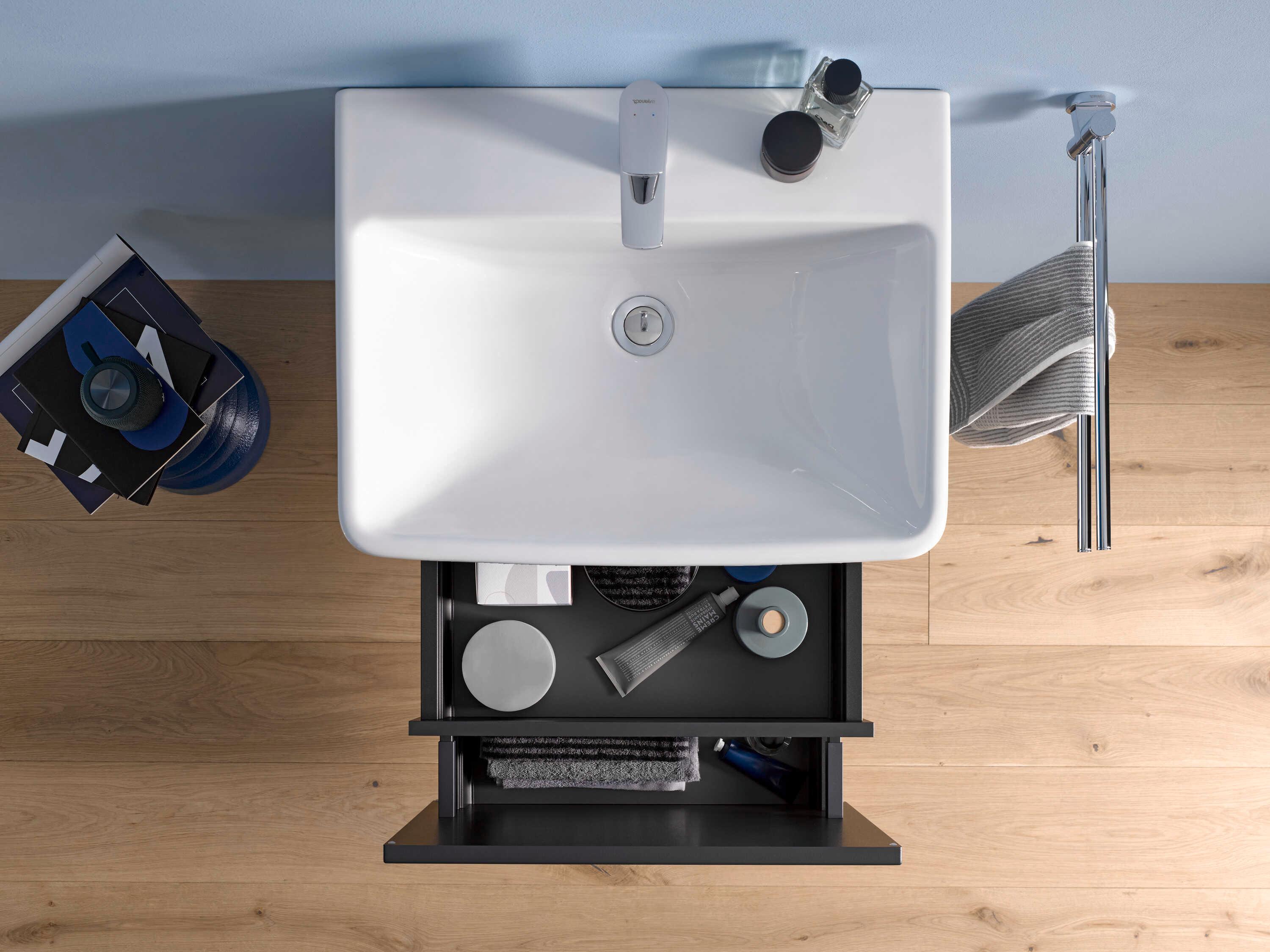 Duravit Duravit No.1 23'' Graphite Matt Wall-Mounted Vanity